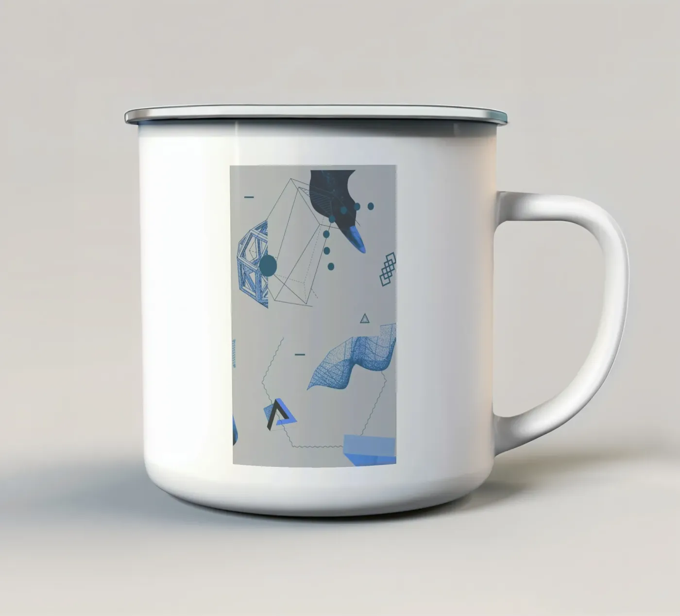 Objects 09 enamel mug by Andreas Jarner