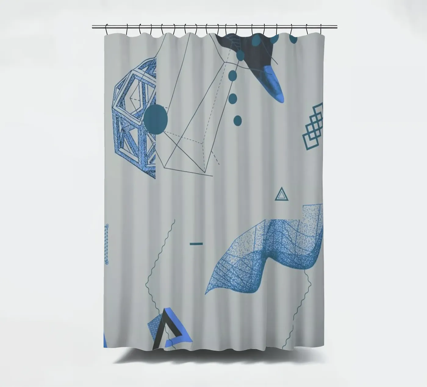 Objects 09 douchegordijn van Andreas Jarner