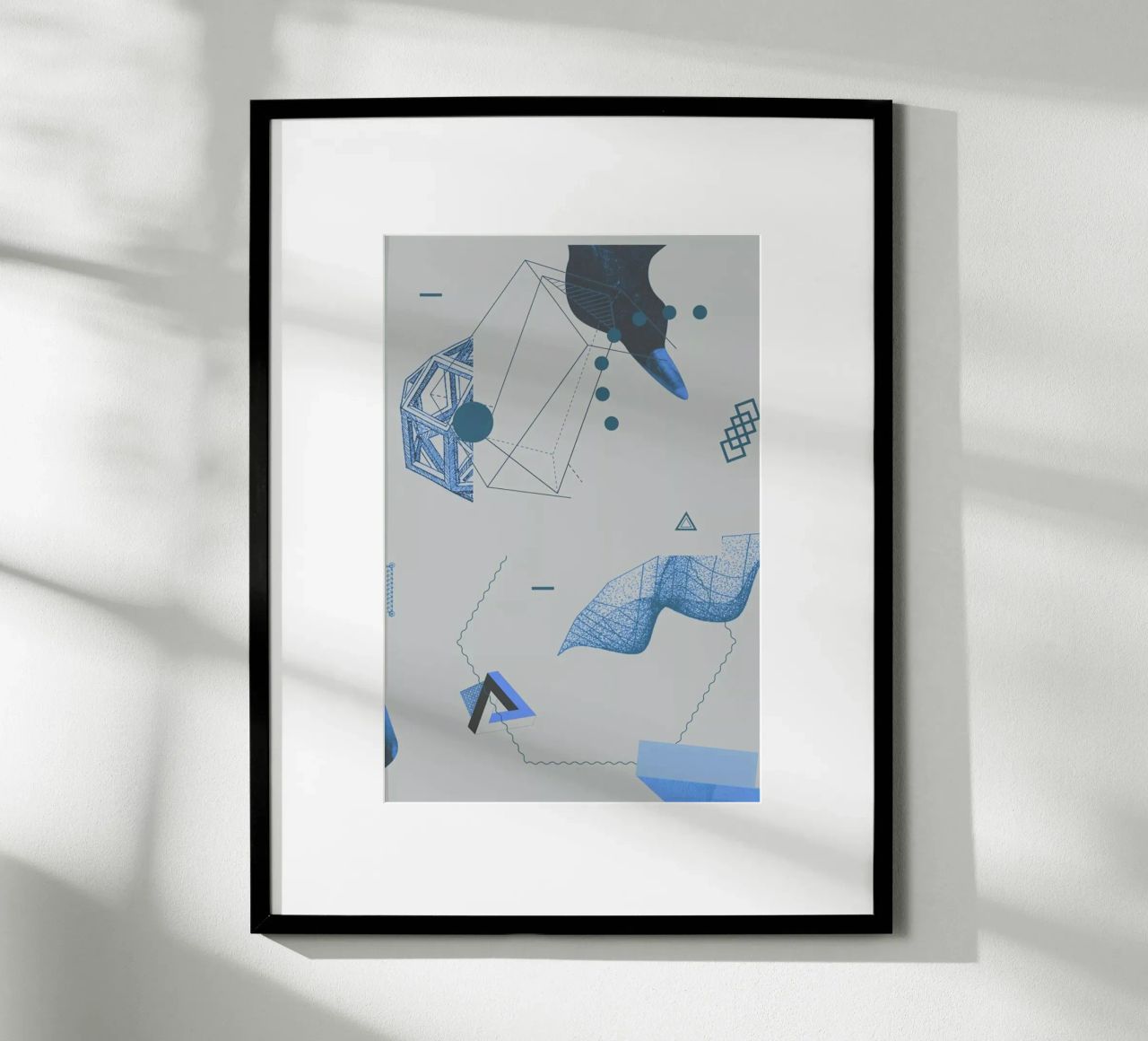 Objects 09 poster con telaio in plastica da Andreas Jarner