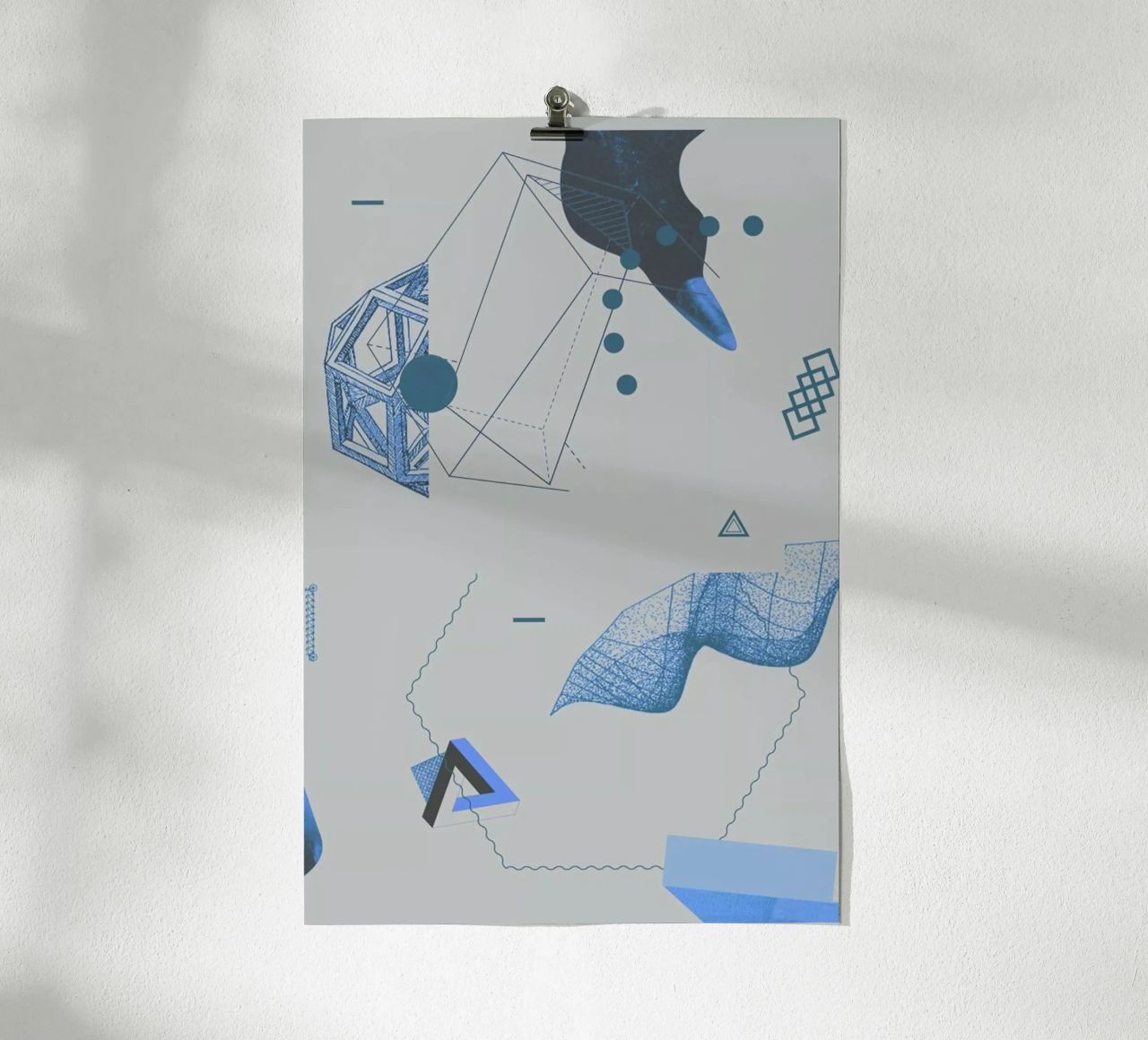 Objects 09 poster con telaio in plastica da Andreas Jarner