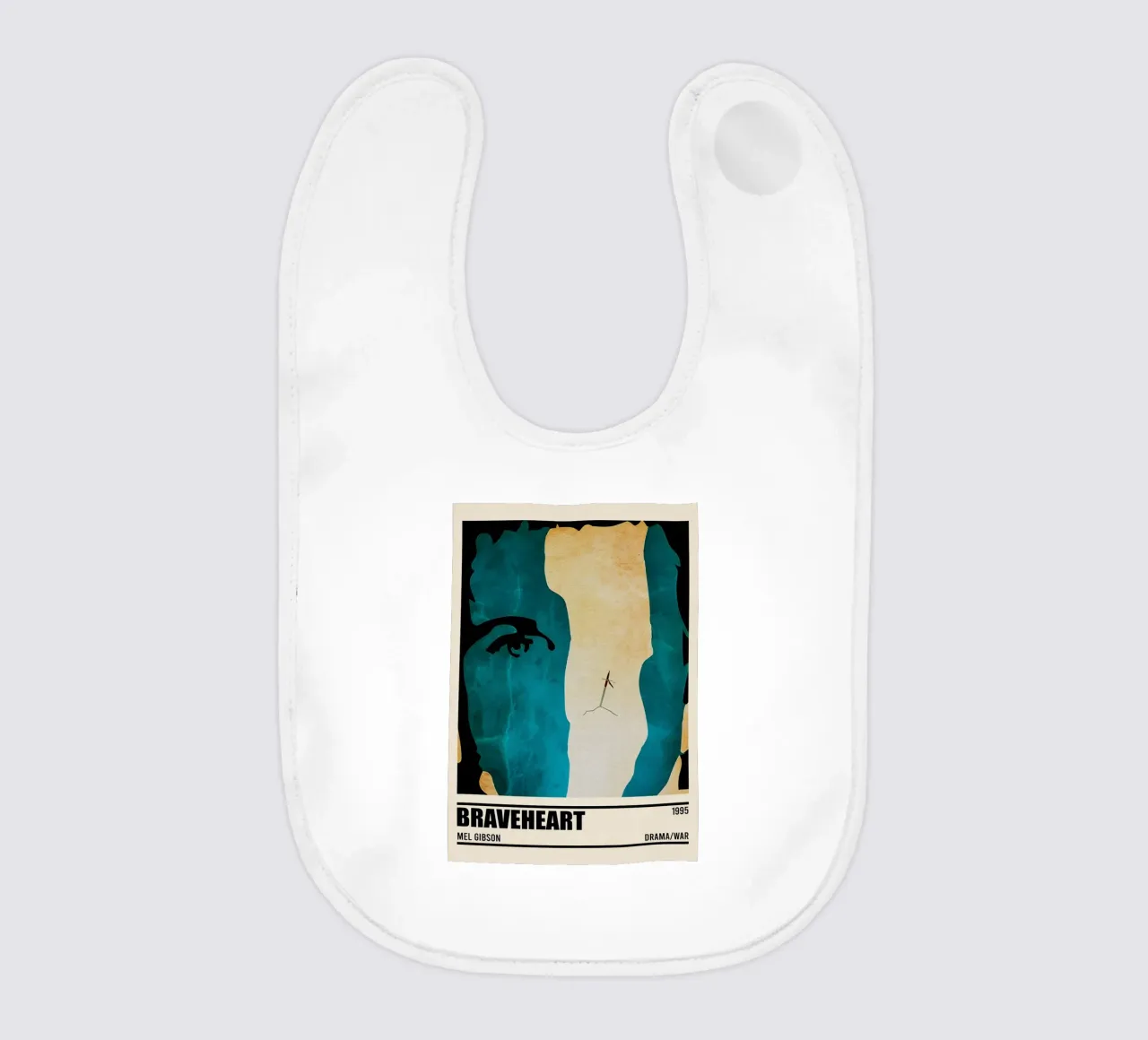 Braveheart Minimalist Poster bavaglino da TheArtstudio