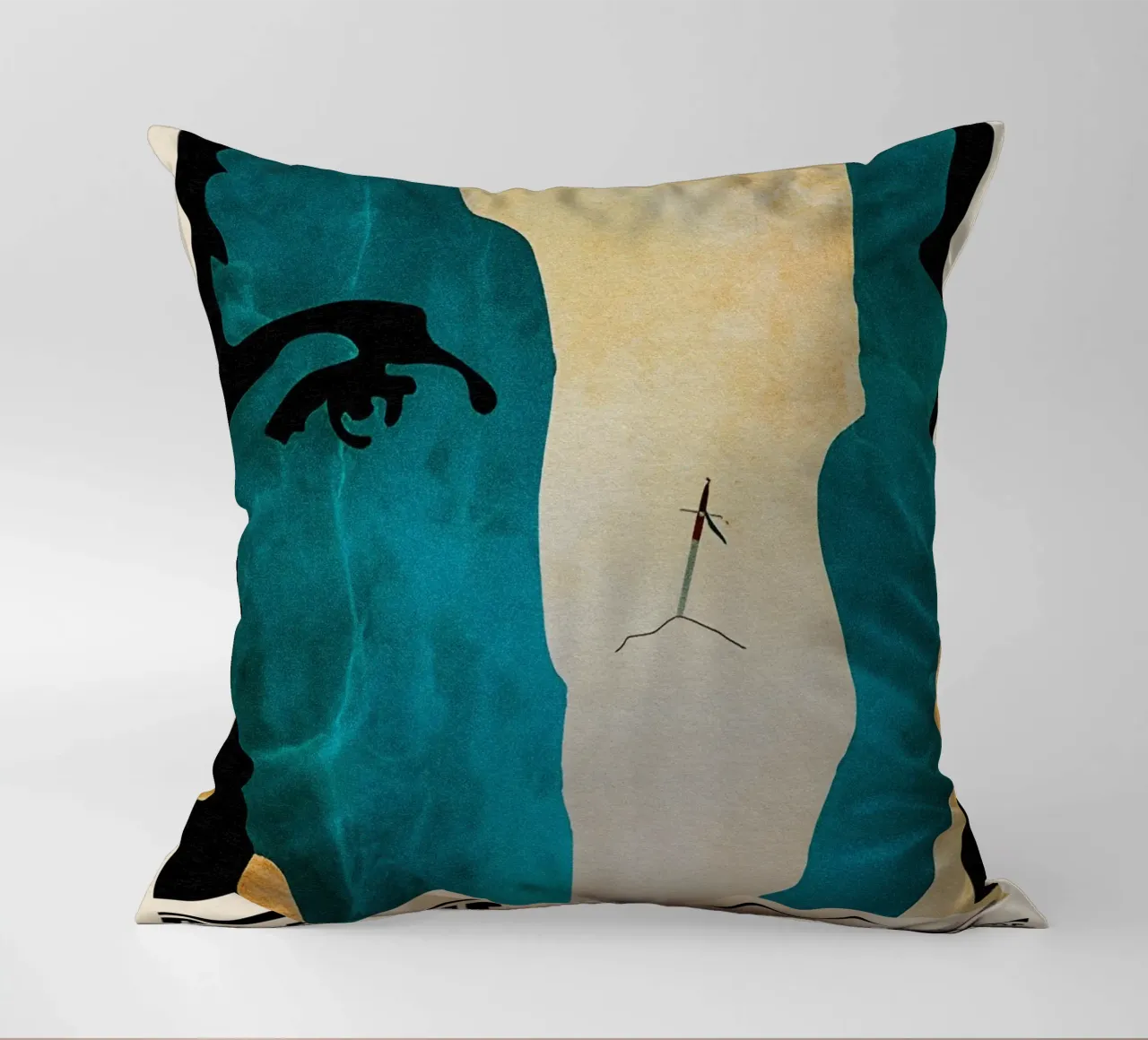 Braveheart Minimalist Poster cuscino da TheArtstudio