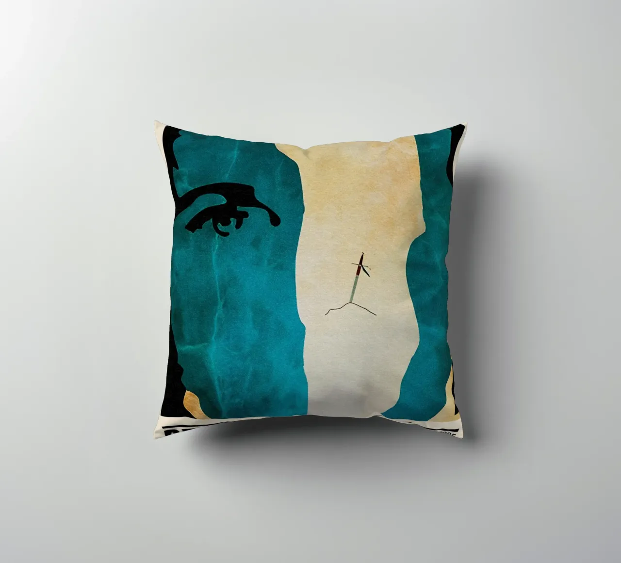 Braveheart Minimalist Poster cuscino da TheArtstudio