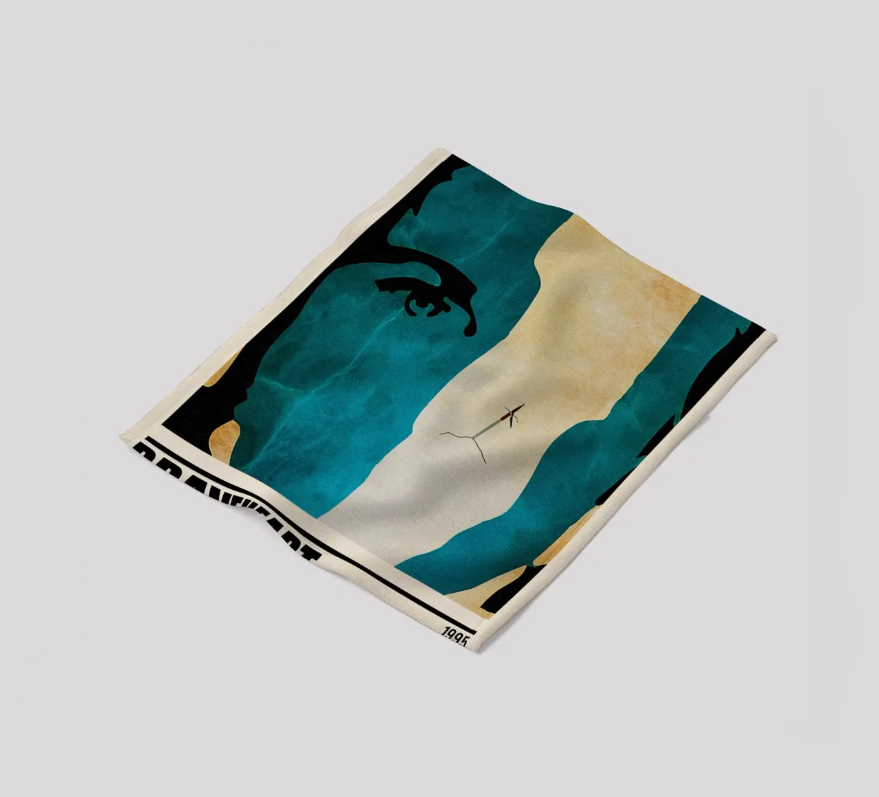 Braveheart Minimalist Poster coperta in pile da TheArtstudio