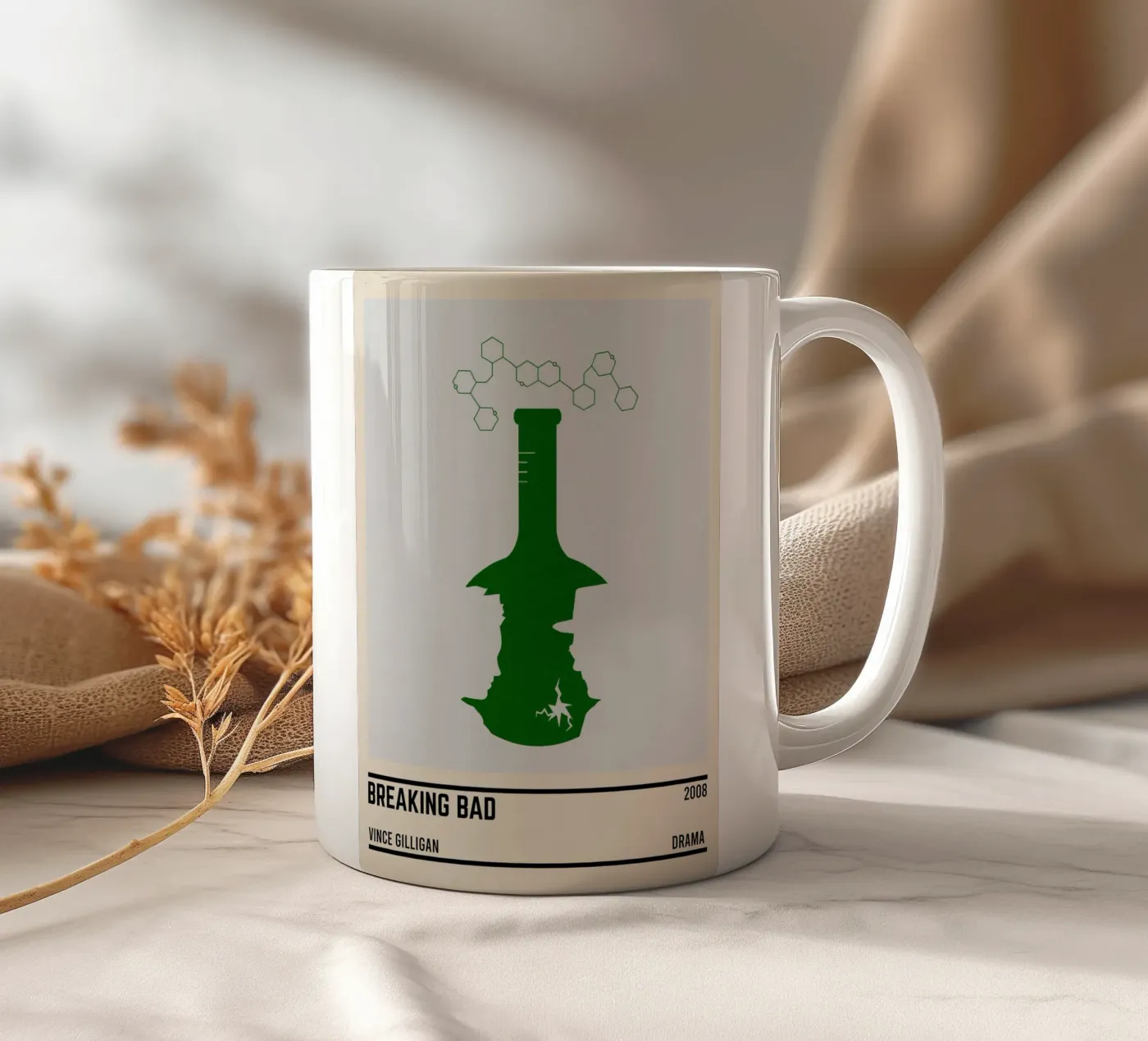 breaking bad ceramic mug by TheArtstudio