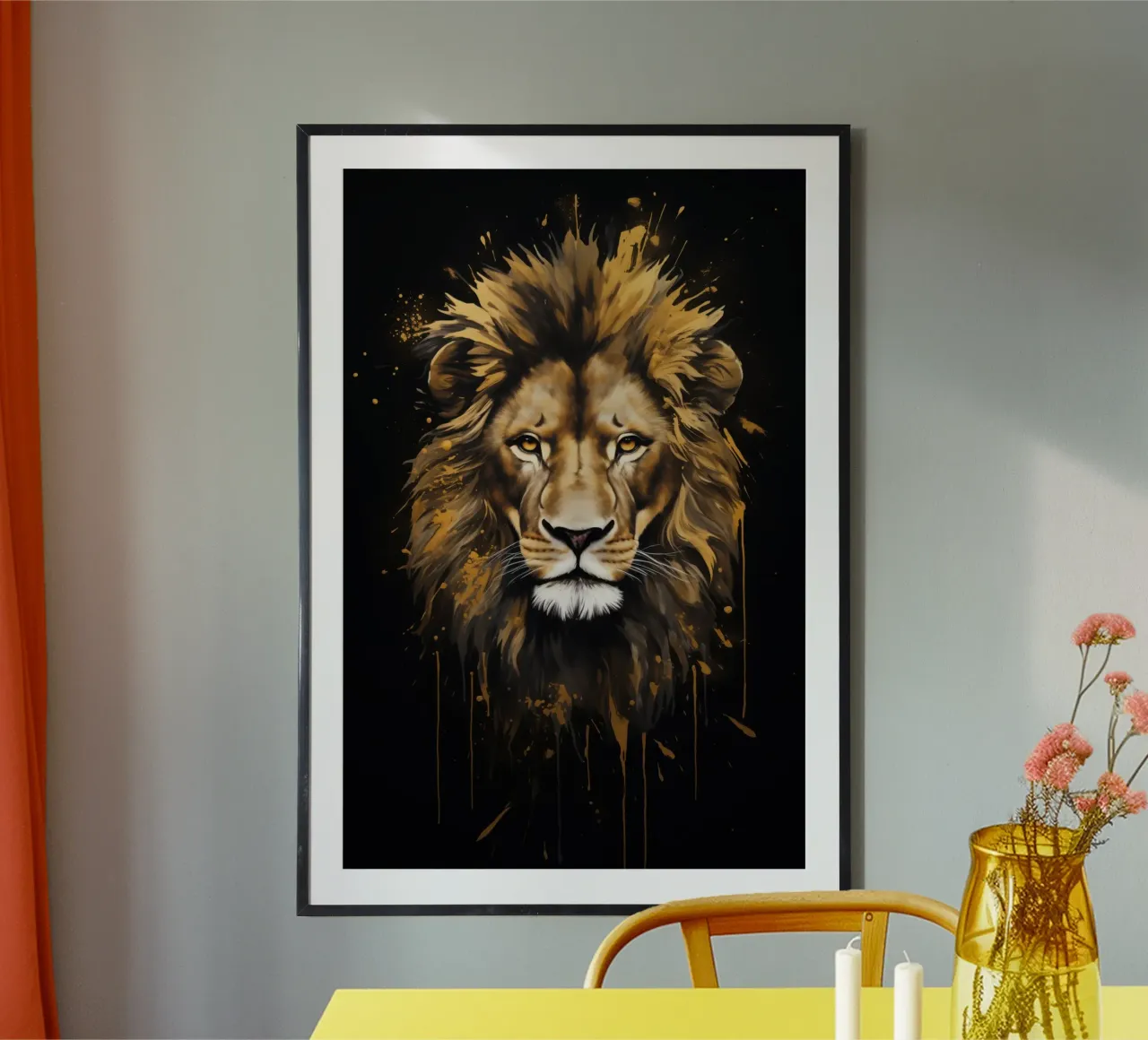 Zum Goldenen Löwen | Arte di strada poster da Autofocus