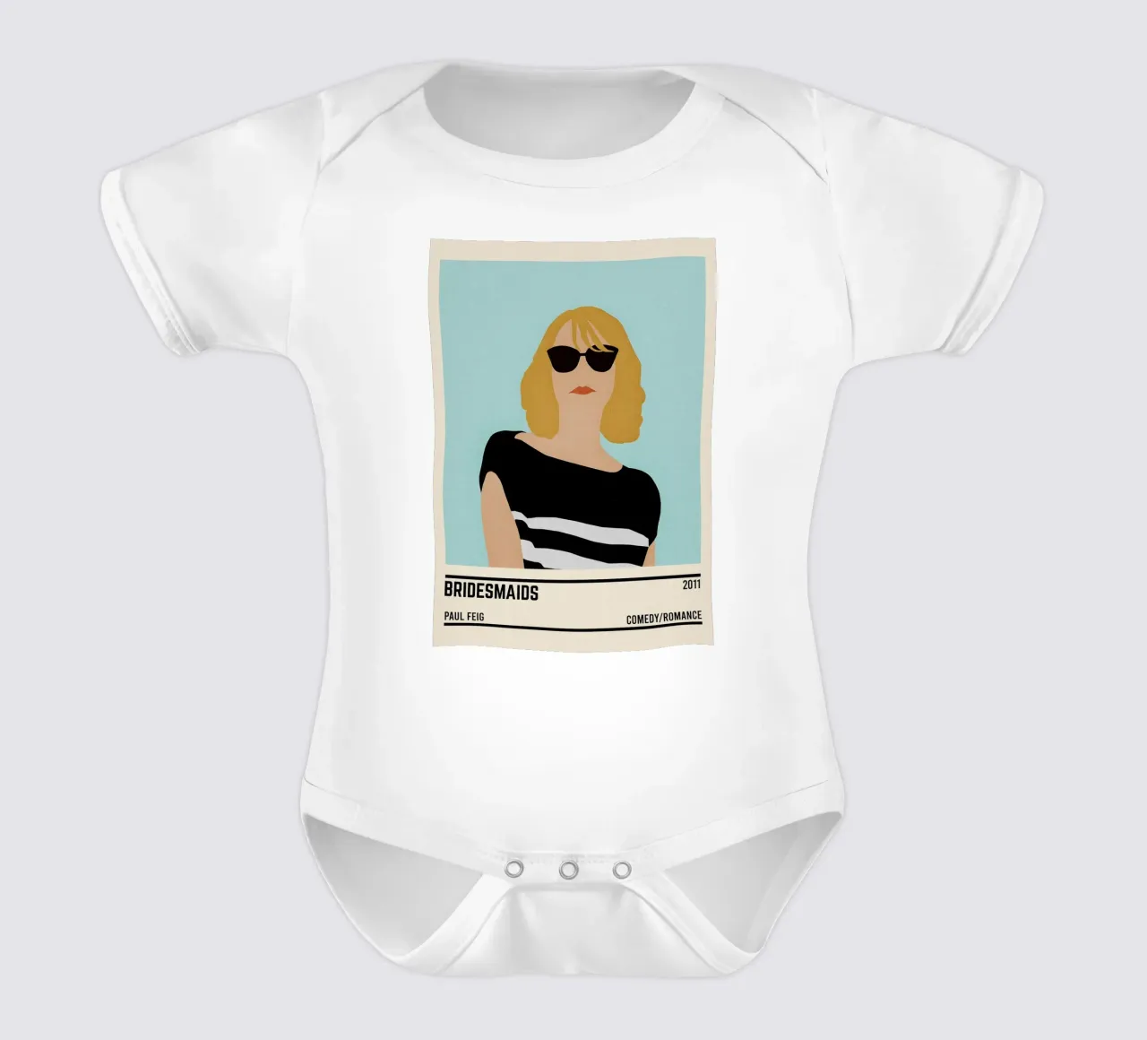 Bridesmaids short-sleeve baby romper by TheArtstudio
