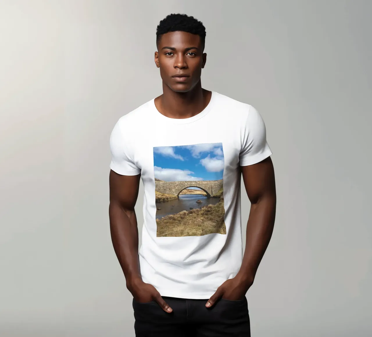 Ponte di Highland t-shirt da Dave Hare Photography