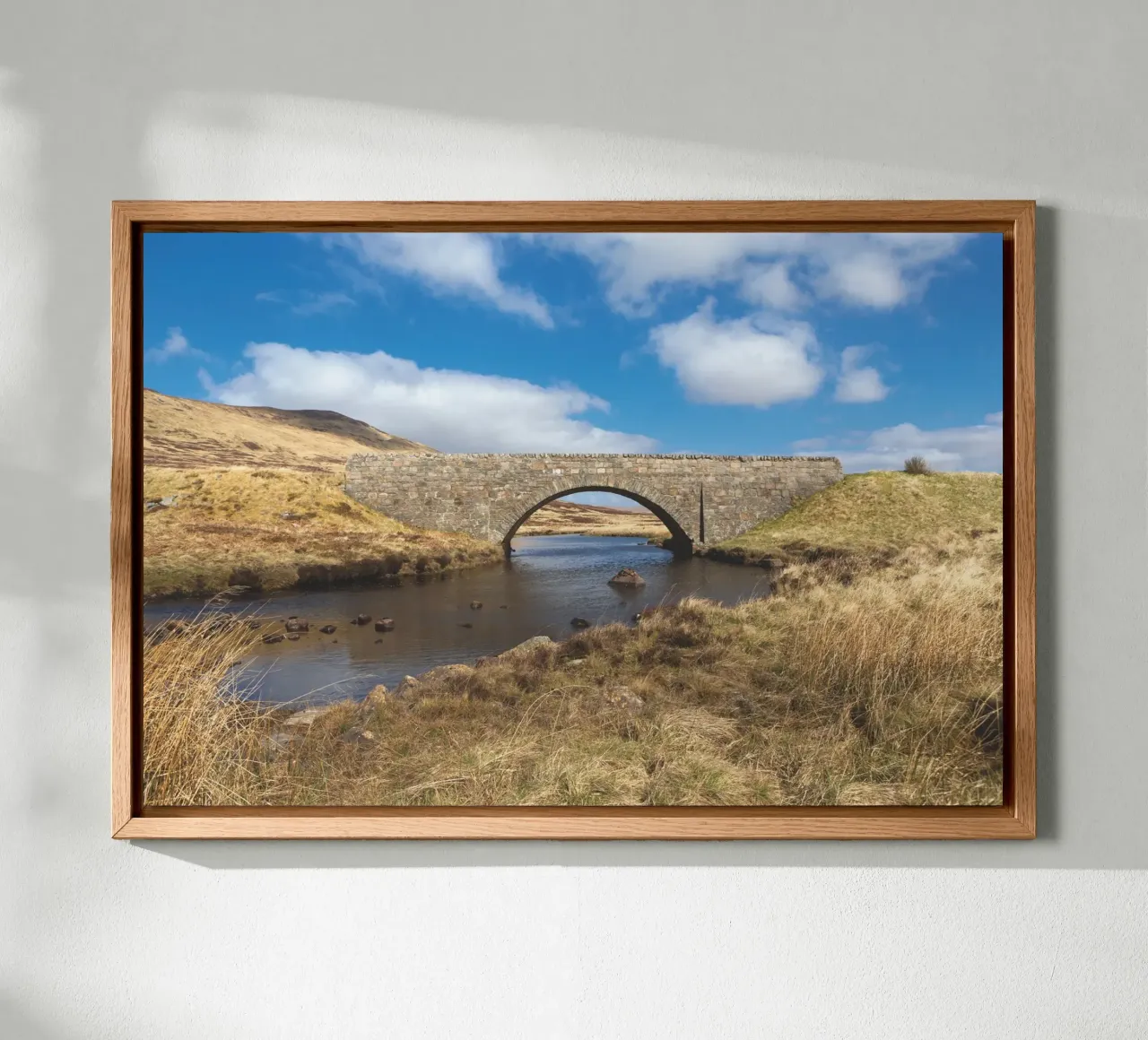 Highland bridge canvas with Floater frame by Dave Hare Photography