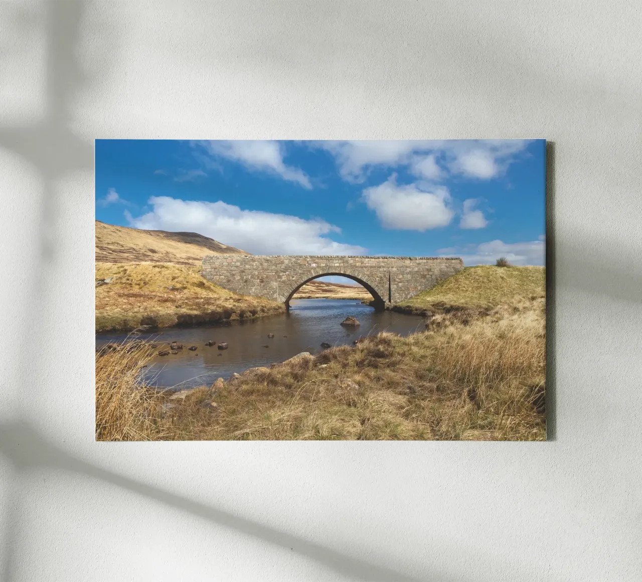 Highland bridge canvas with Floater frame by Dave Hare Photography