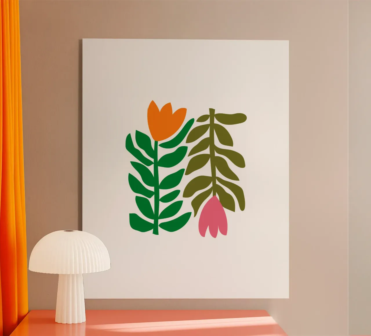 DARK GREEN FLOWER metacrilato de Meridian Design