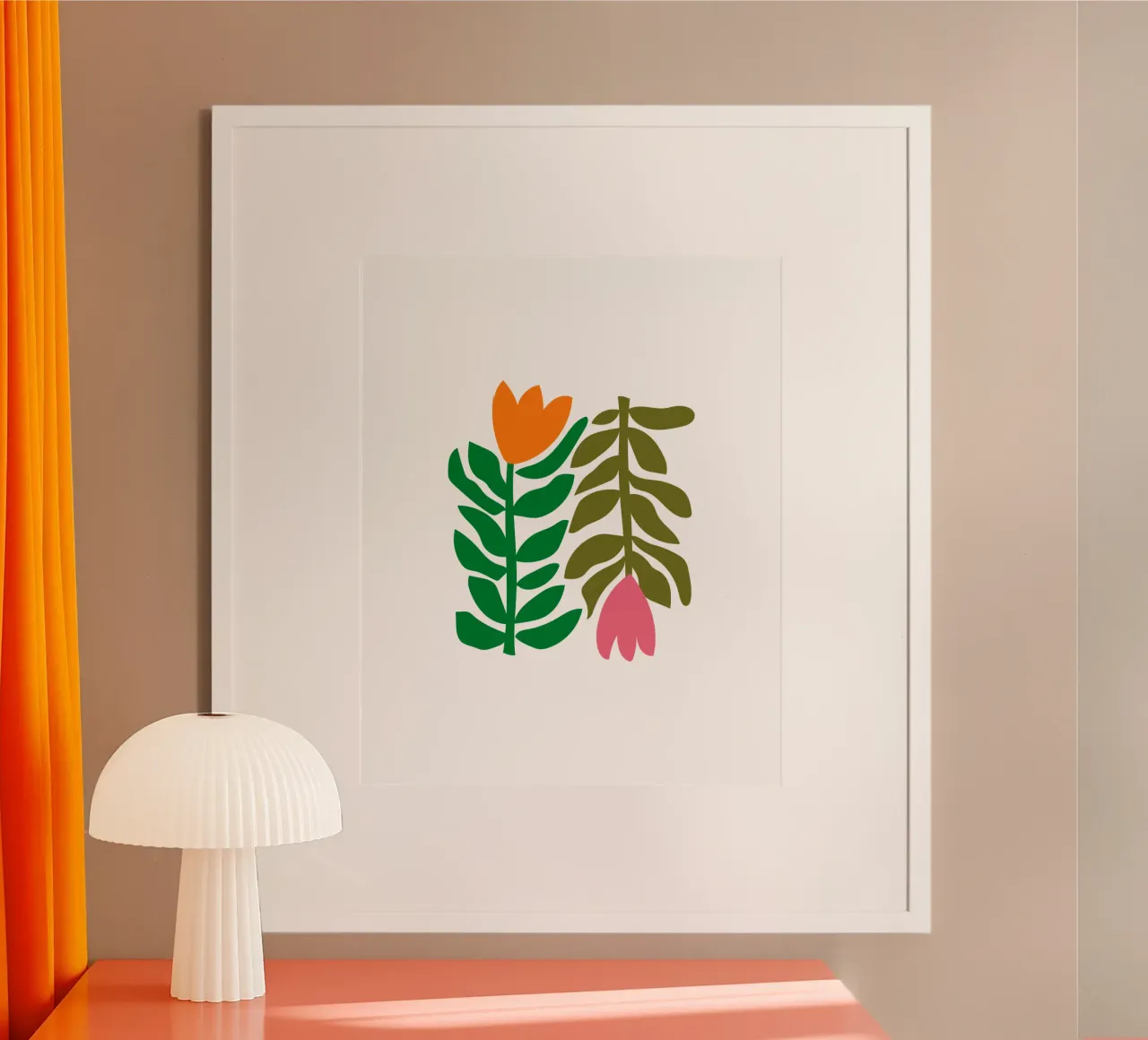 DARK GREEN FLOWER hahnemühle by Meridian Design