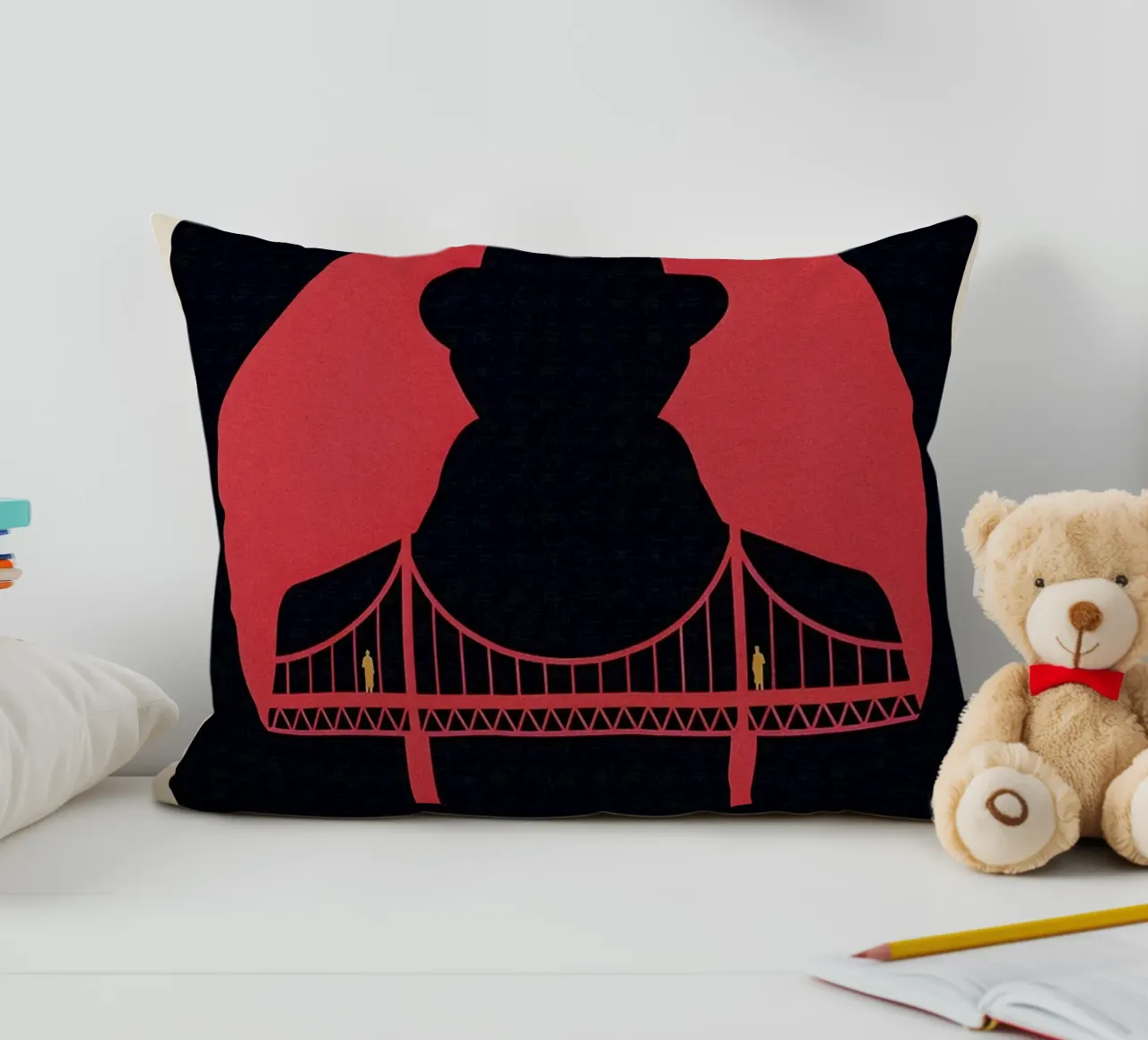 Bridge Of Spies cuscino da TheArtstudio