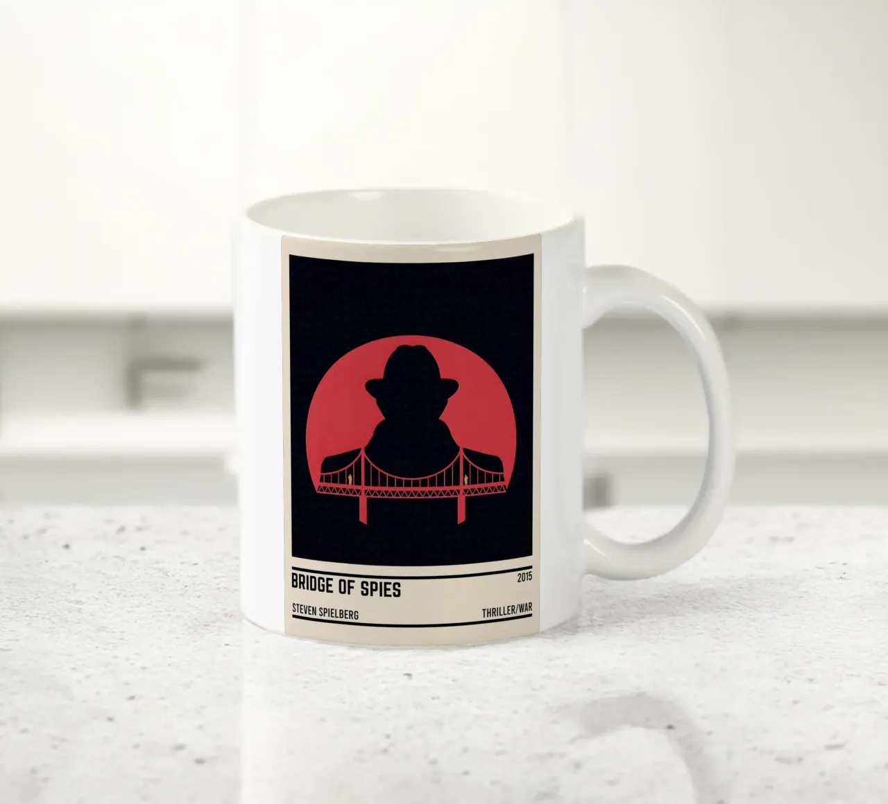 Bridge Of Spies tazza in ceramica da TheArtstudio