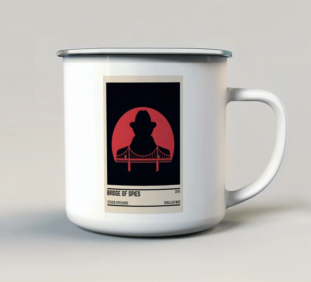 Bridge Of Spies tazza in smalto da TheArtstudio