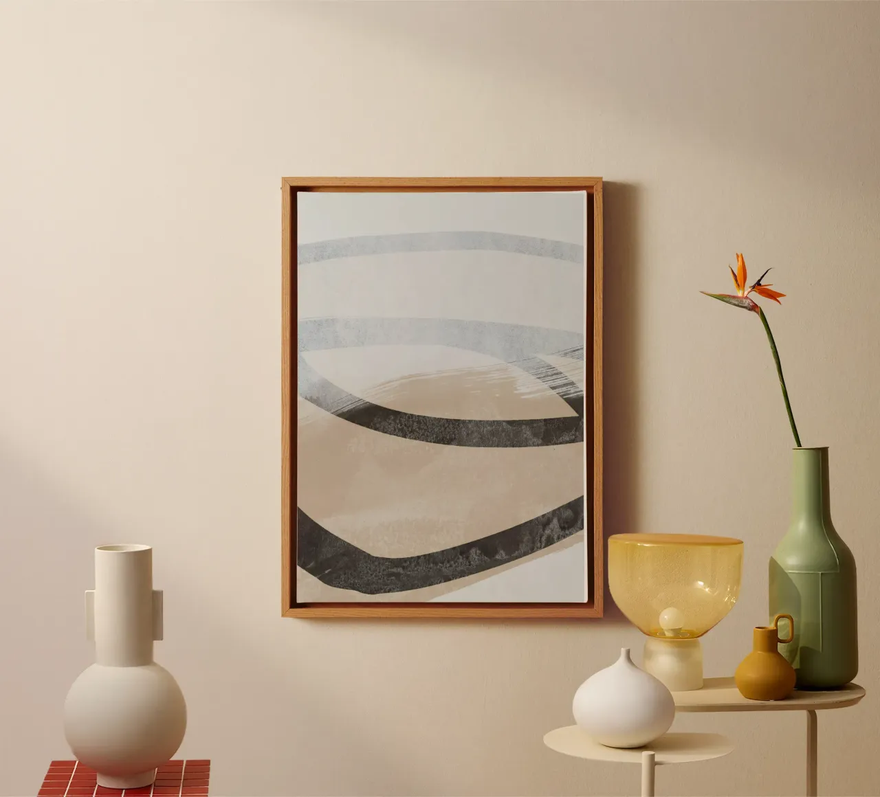 abstract brushstrokes and lines 2 tela da IRIS LEHNHARDT FINE ART