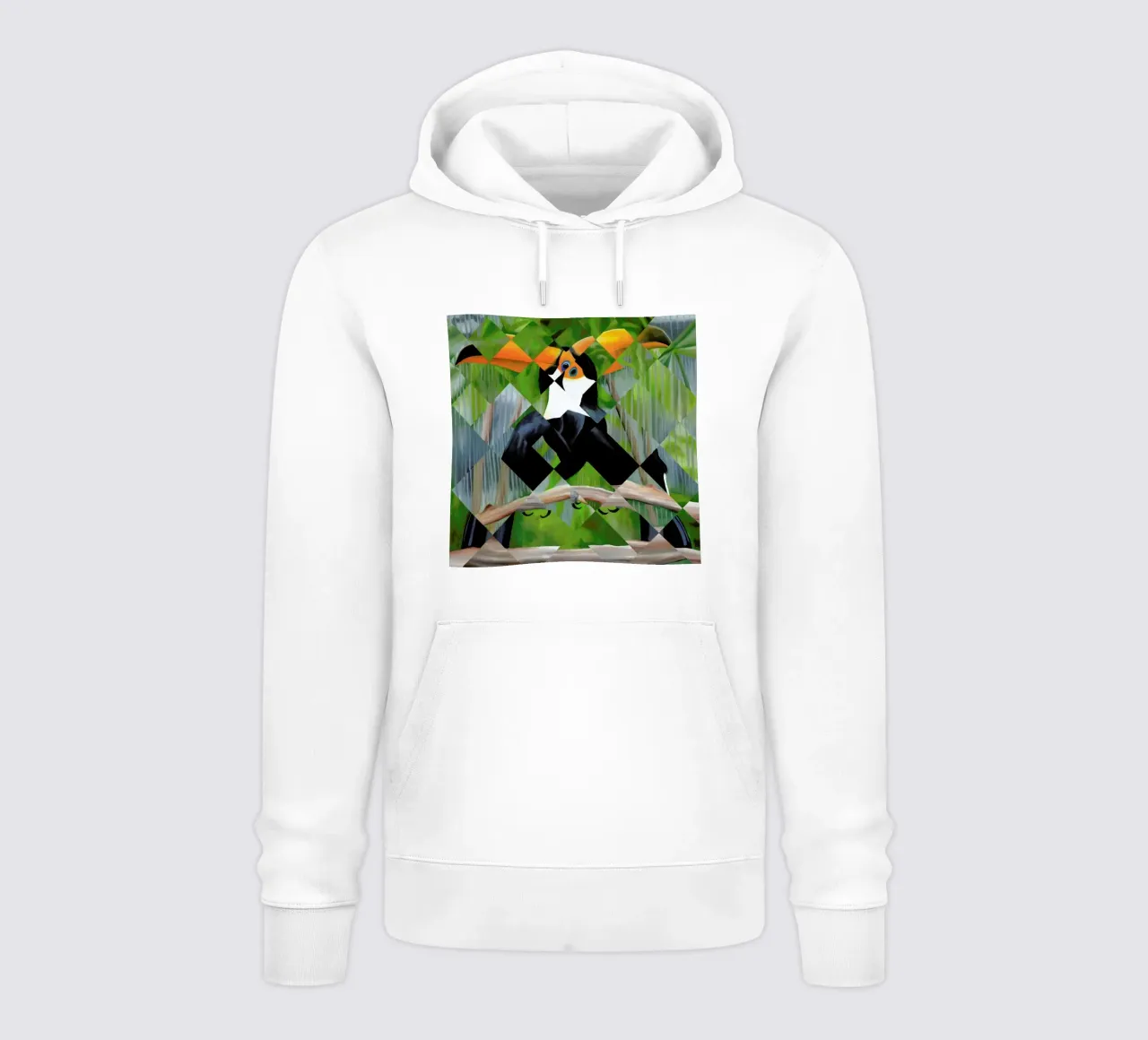 Toucan hoodie by Allison Chaplin
