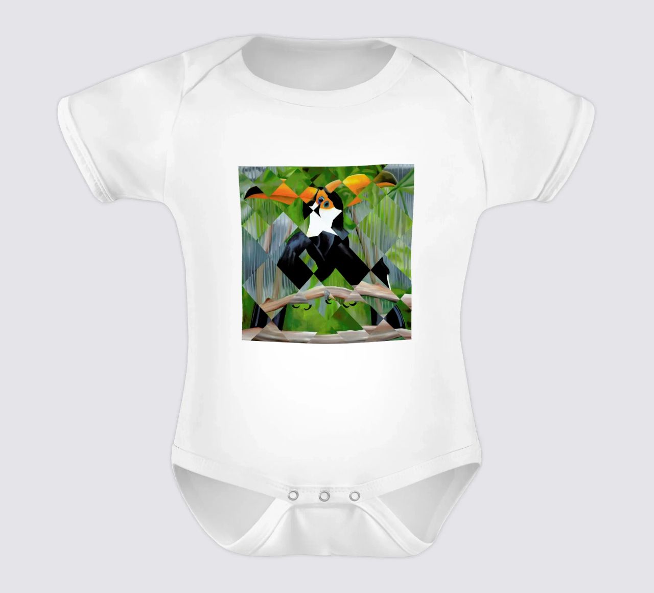 Toucan body neonato maniche corte da Allison Chaplin