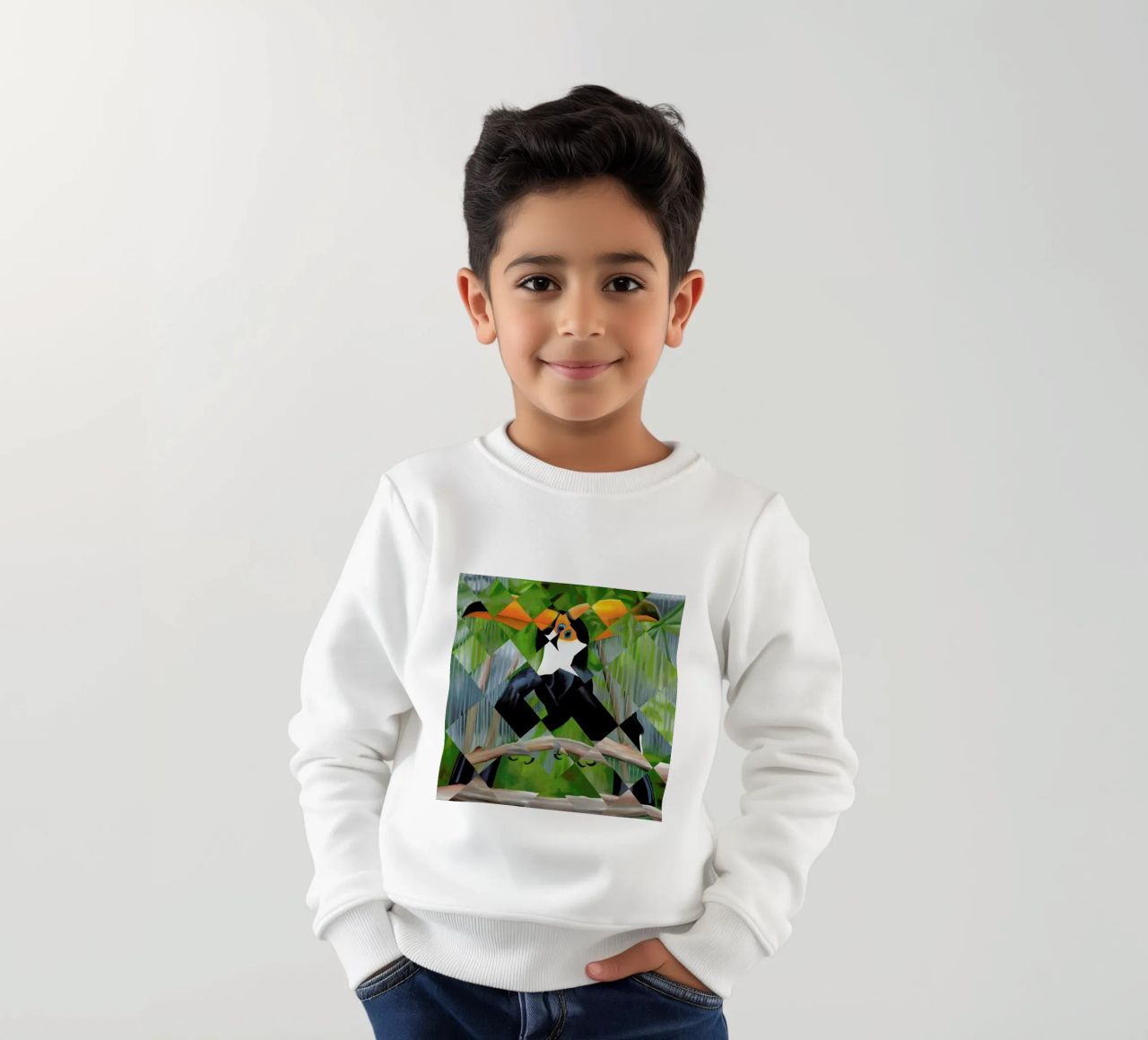 Toucan felpa bambino da Allison Chaplin