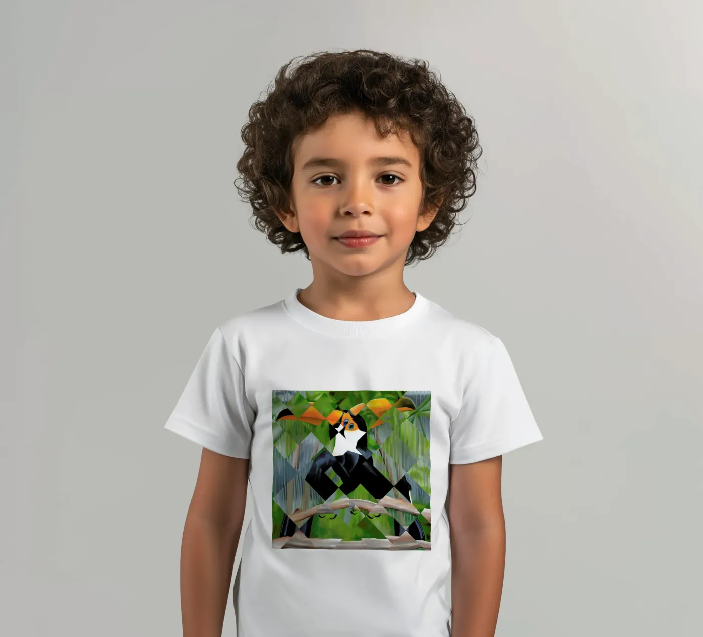 Toucan t-shirt bambini da Allison Chaplin
