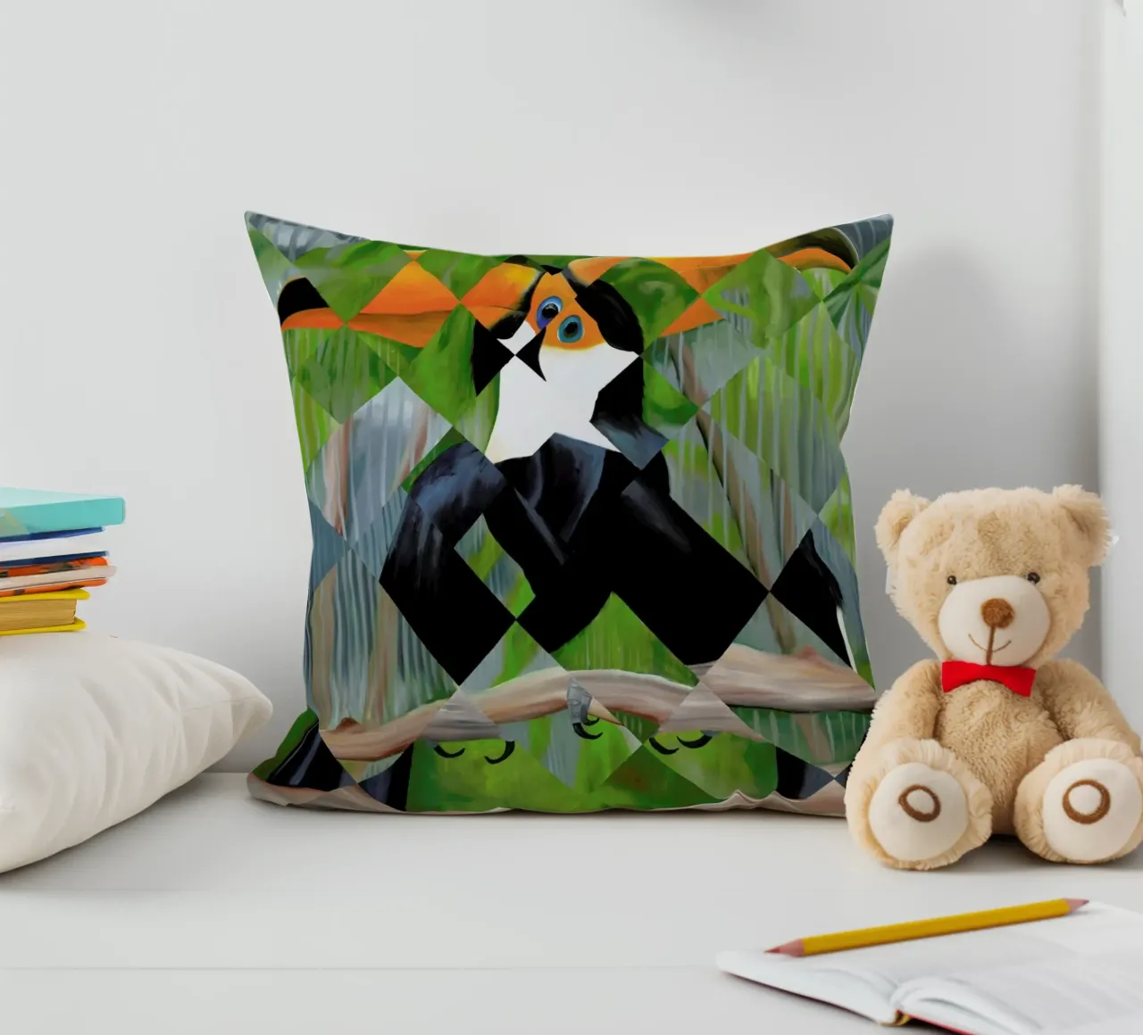 Toucan cuscino da Allison Chaplin