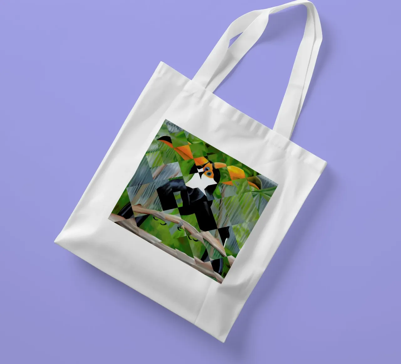 Toucan borsa in juta da Allison Chaplin