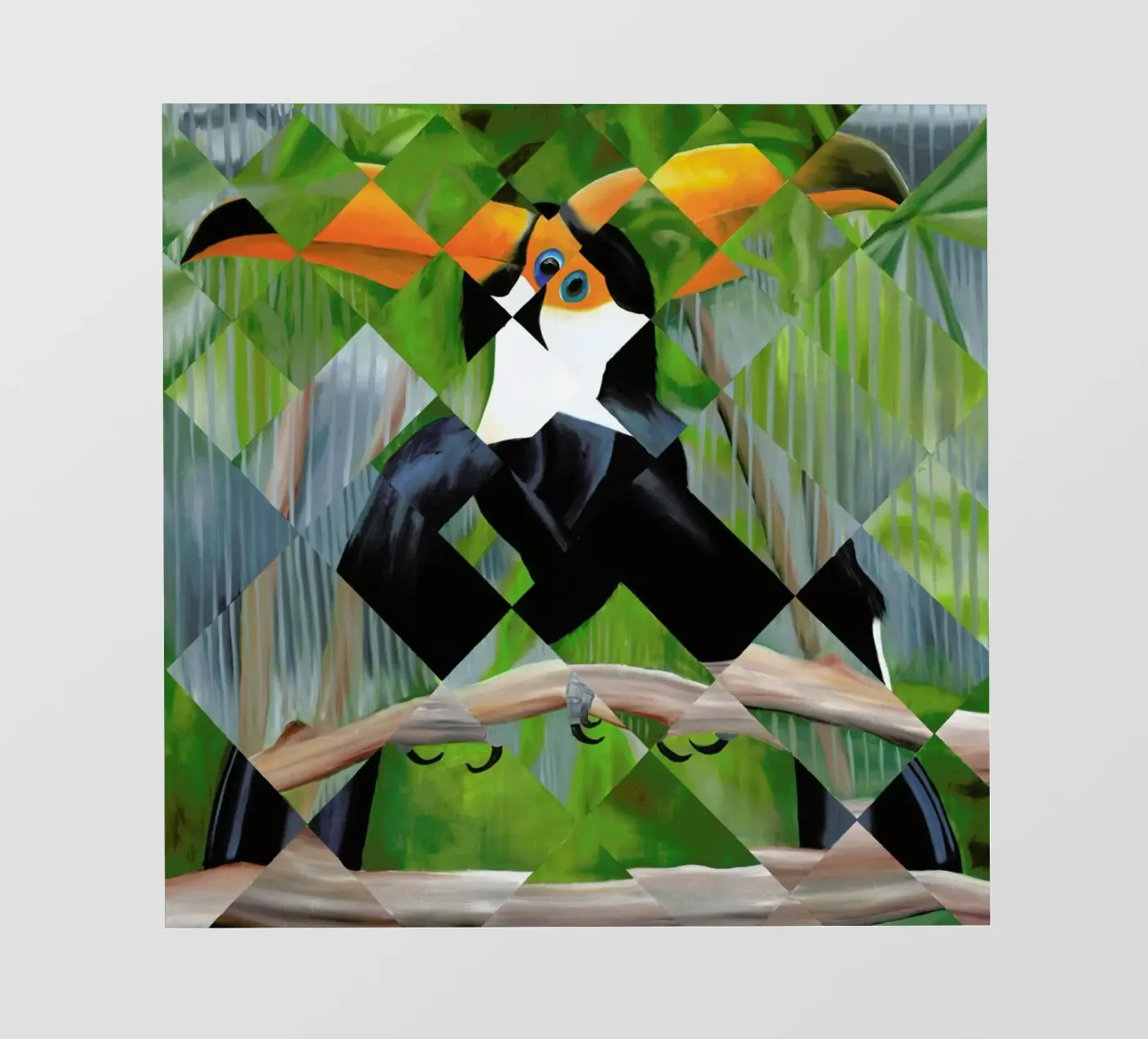 Toucan pellicola backlit da Allison Chaplin