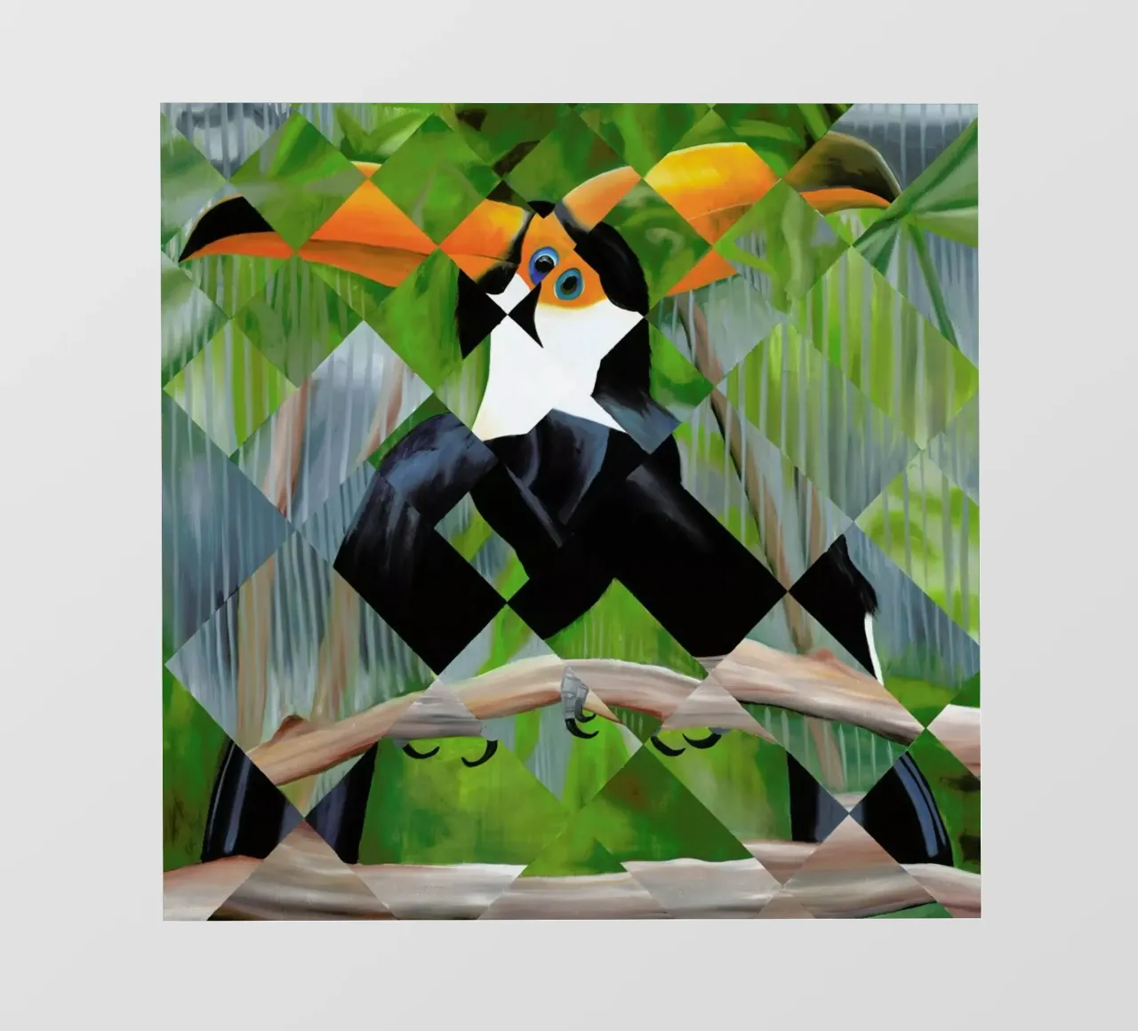 Toucan telo in pvc da Allison Chaplin