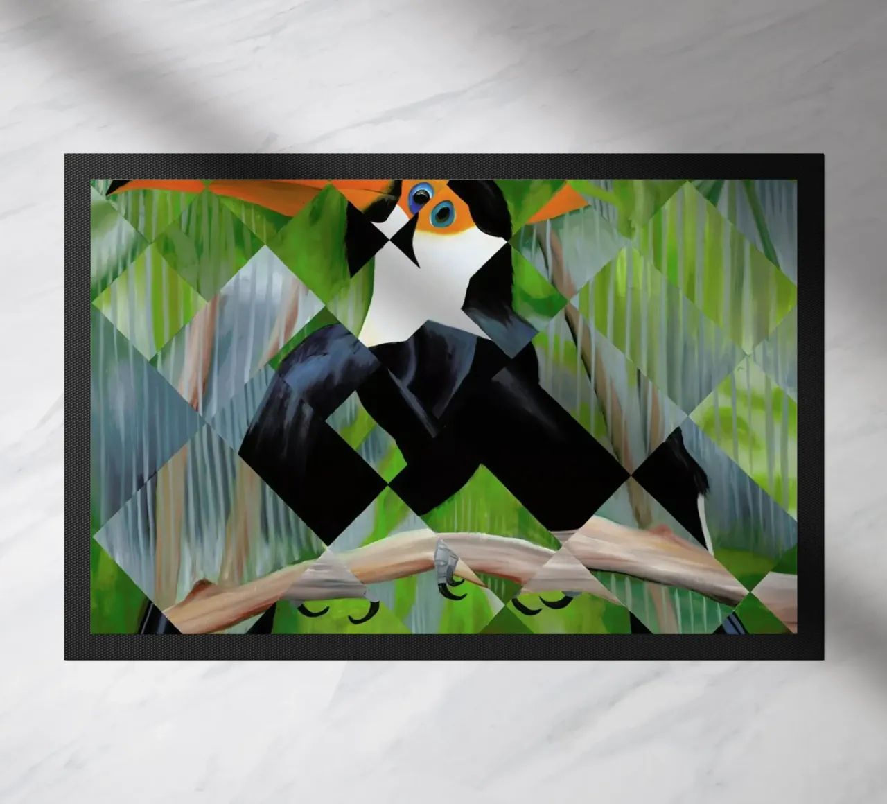 Toucan felpudo de Allison Chaplin