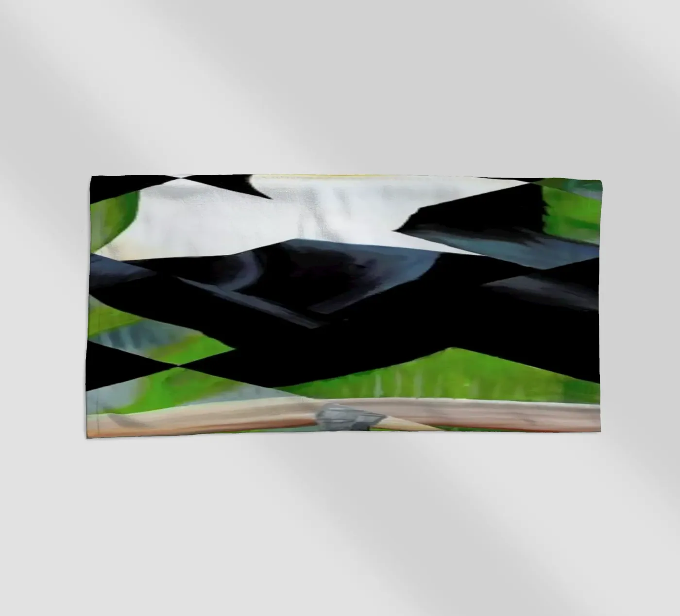 Toucan beach towel by Allison Chaplin