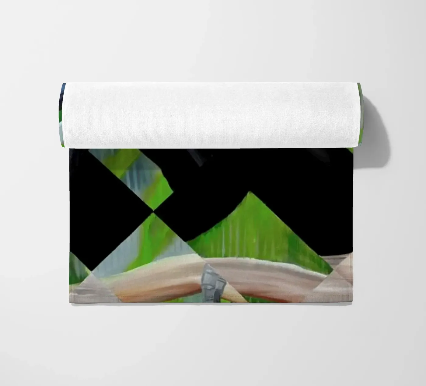 Toucan beach towel by Allison Chaplin