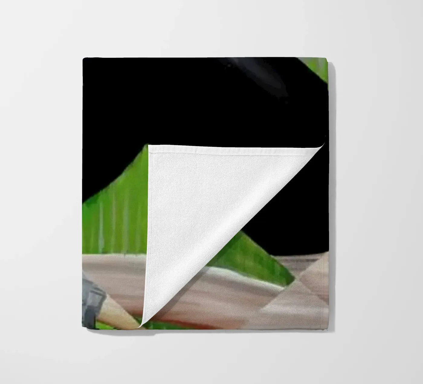 Toucan beach towel by Allison Chaplin