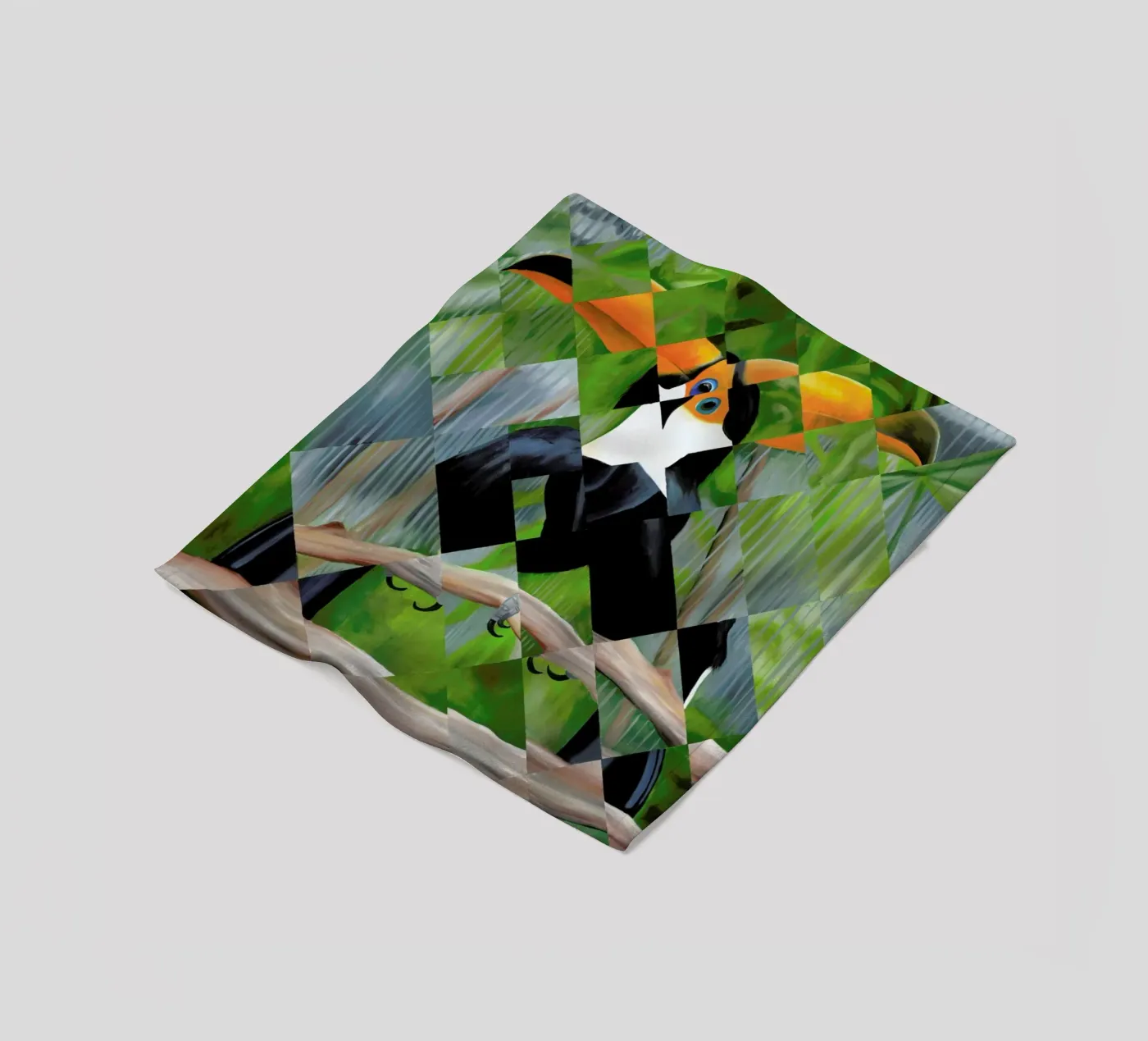 Toucan Fleecedecke von Allison Chaplin