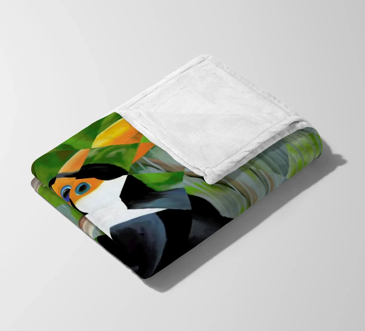 Toucan Fleecedecke von Allison Chaplin