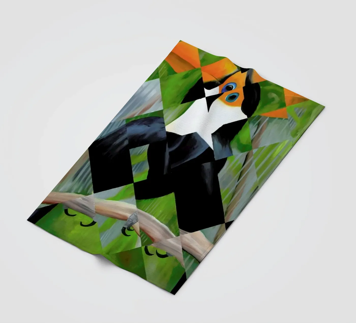 Toucan Fleecedecke von Allison Chaplin