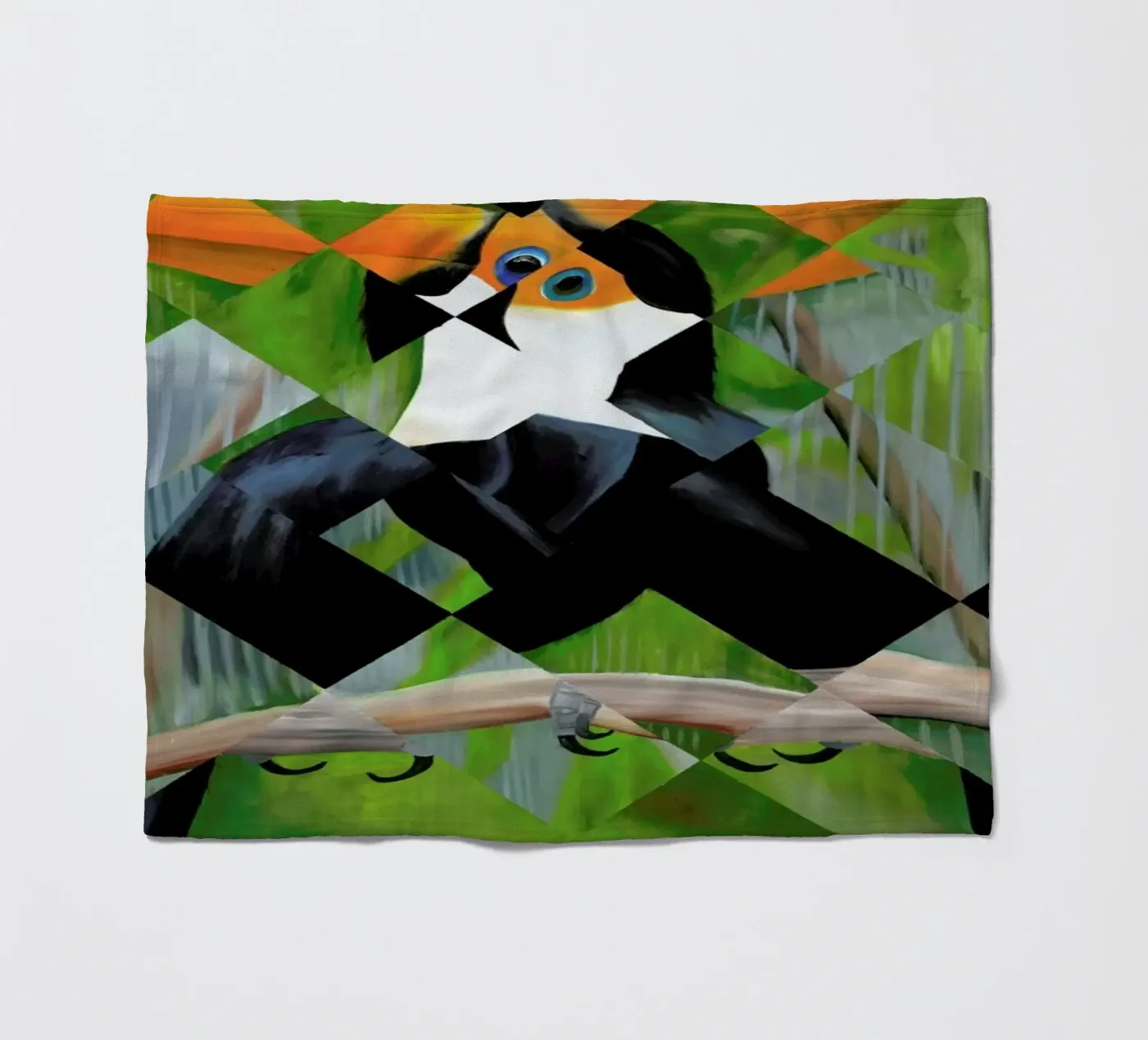 Toucan Fleecedecke von Allison Chaplin