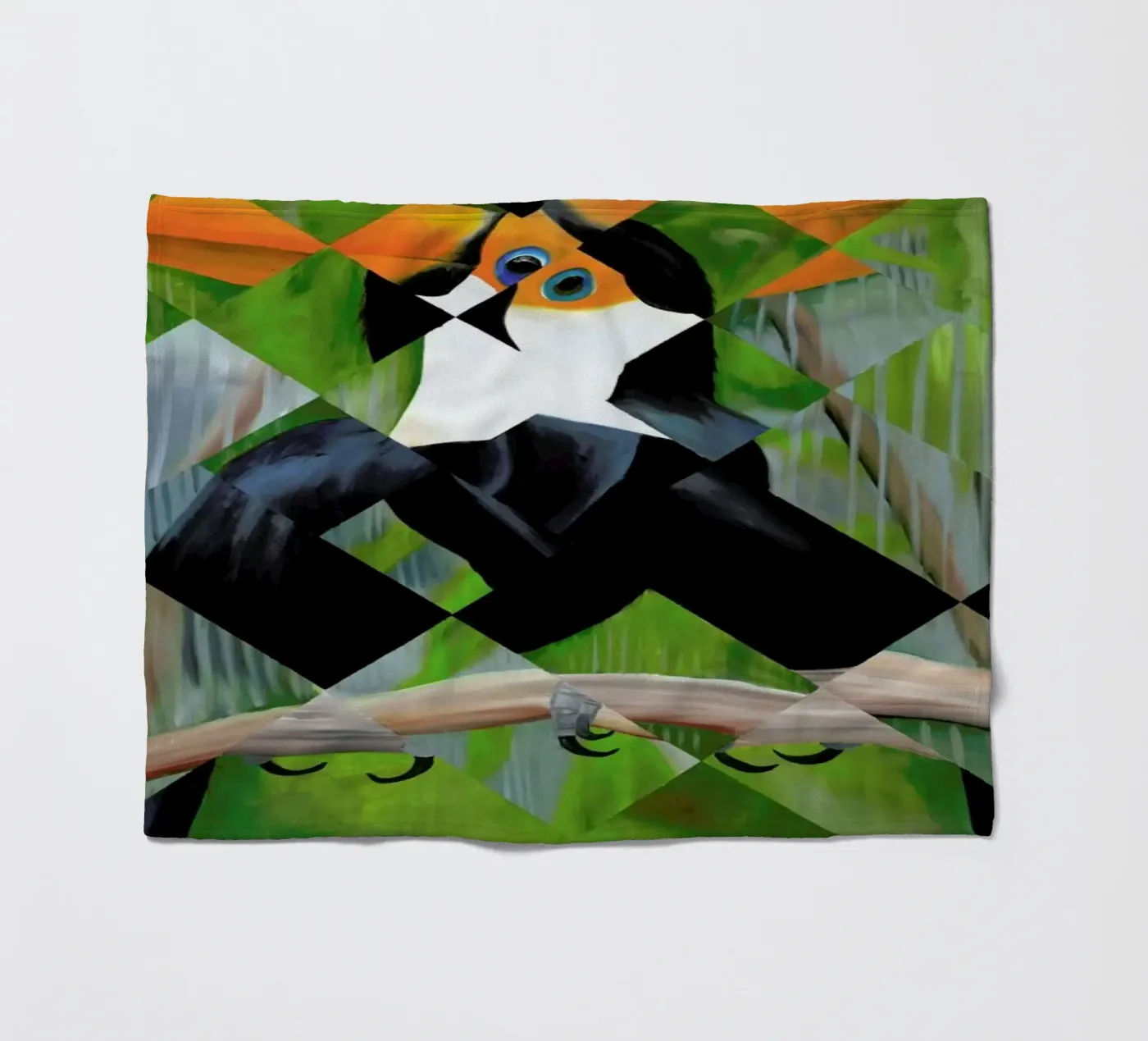 Toucan Fleecedecke von Allison Chaplin