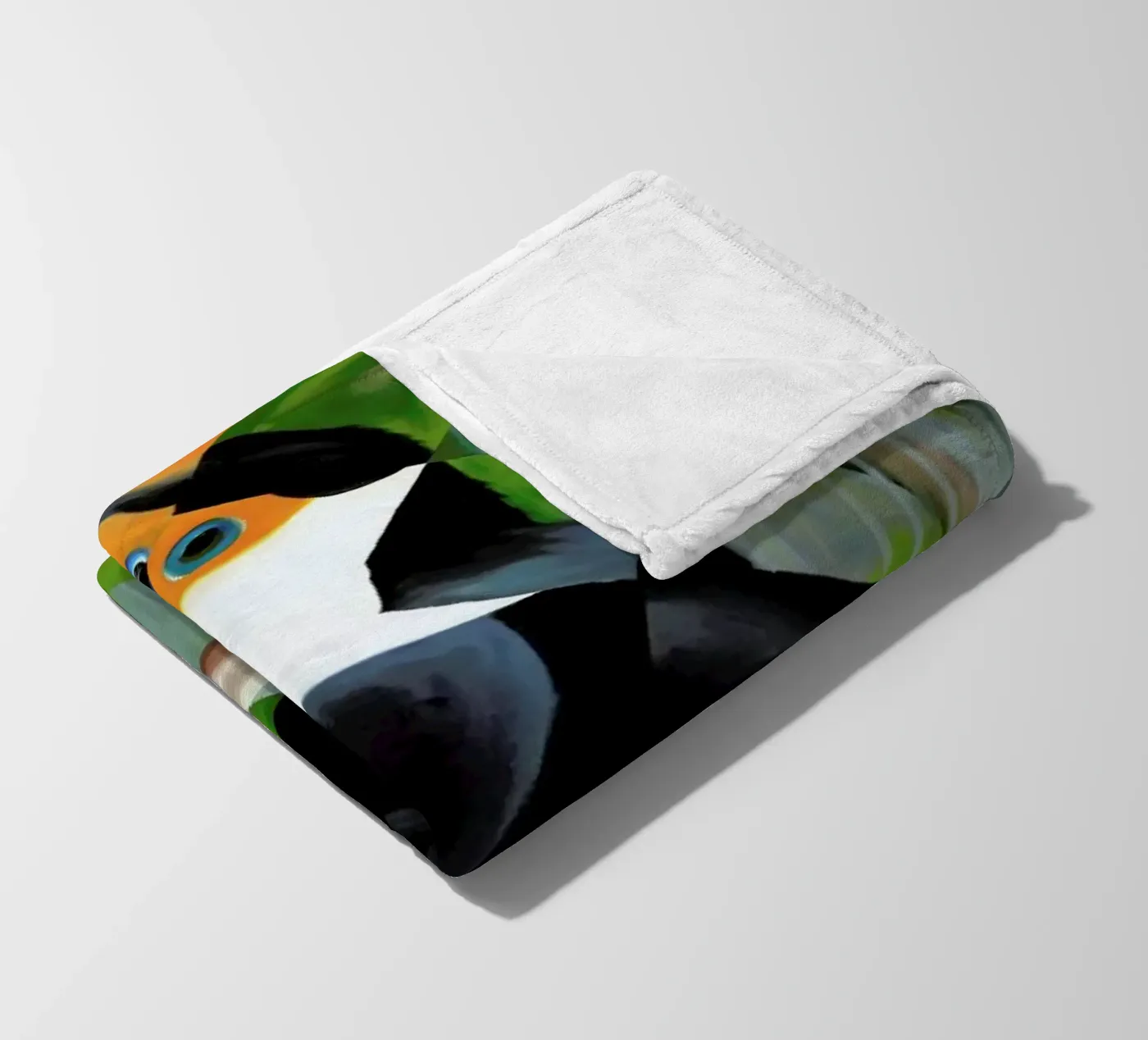 Toucan Fleecedecke von Allison Chaplin