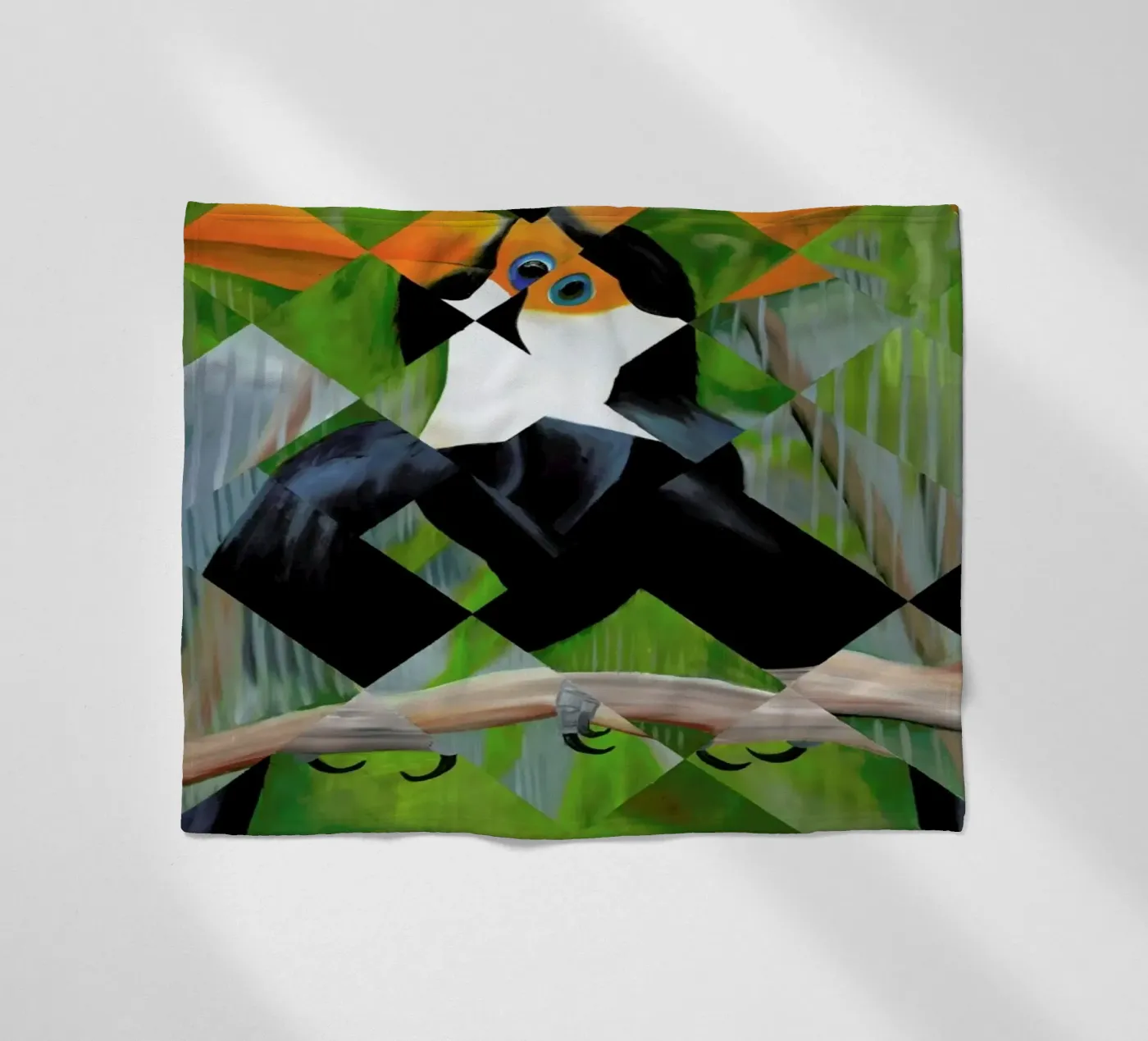 Toucan Fleecedecke von Allison Chaplin