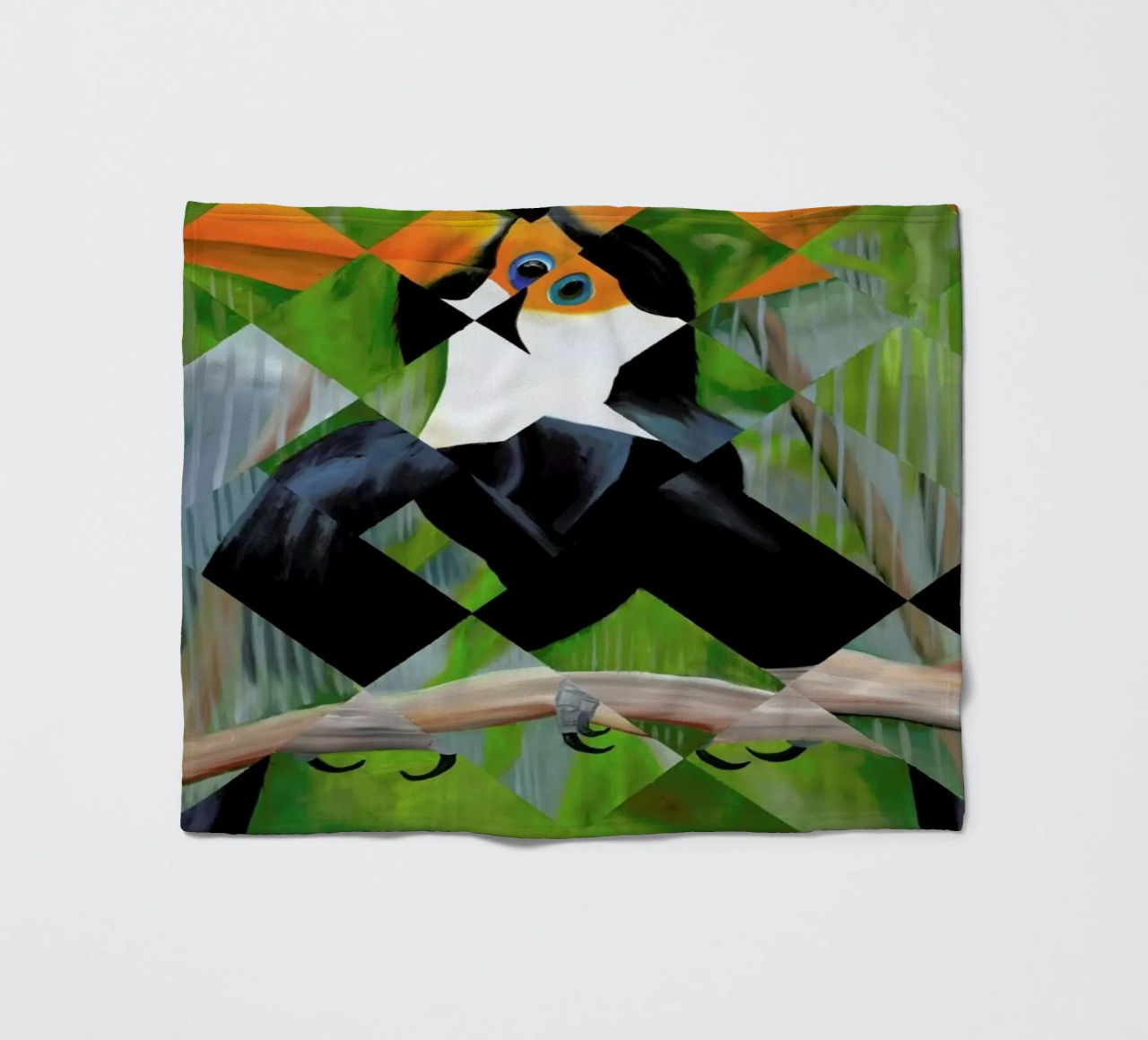 Toucan coperta in pile da Allison Chaplin