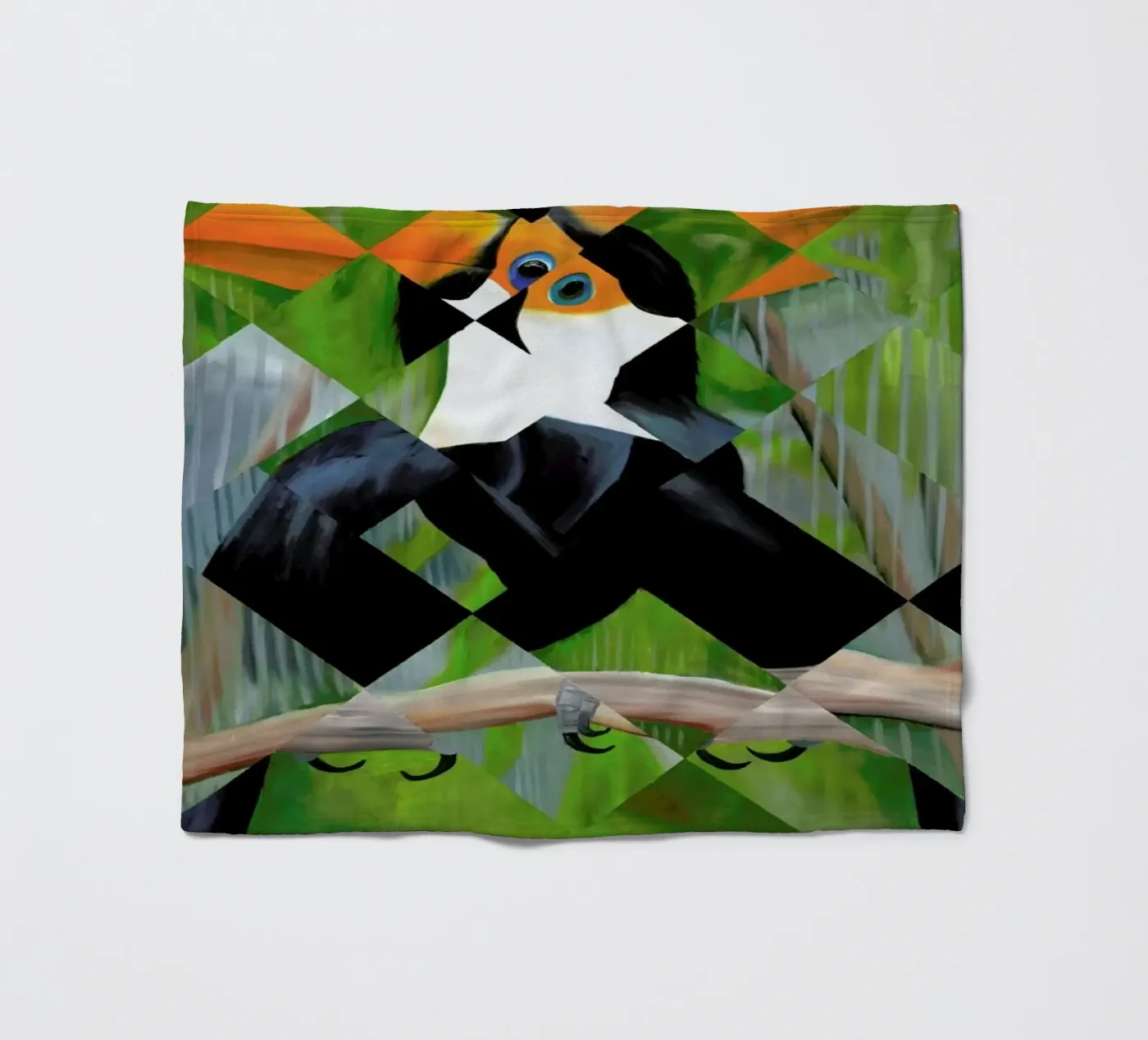 Toucan Fleecedecke von Allison Chaplin