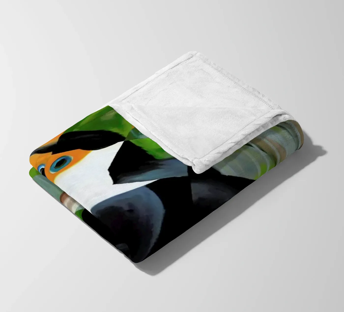 Toucan Fleecedecke von Allison Chaplin