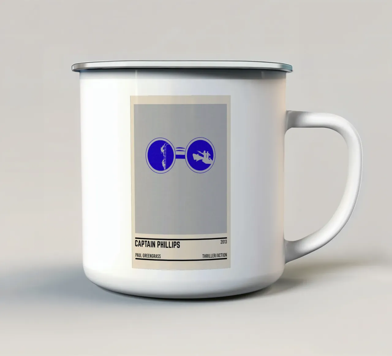 Captain Phillips enamel mug by TheArtstudio