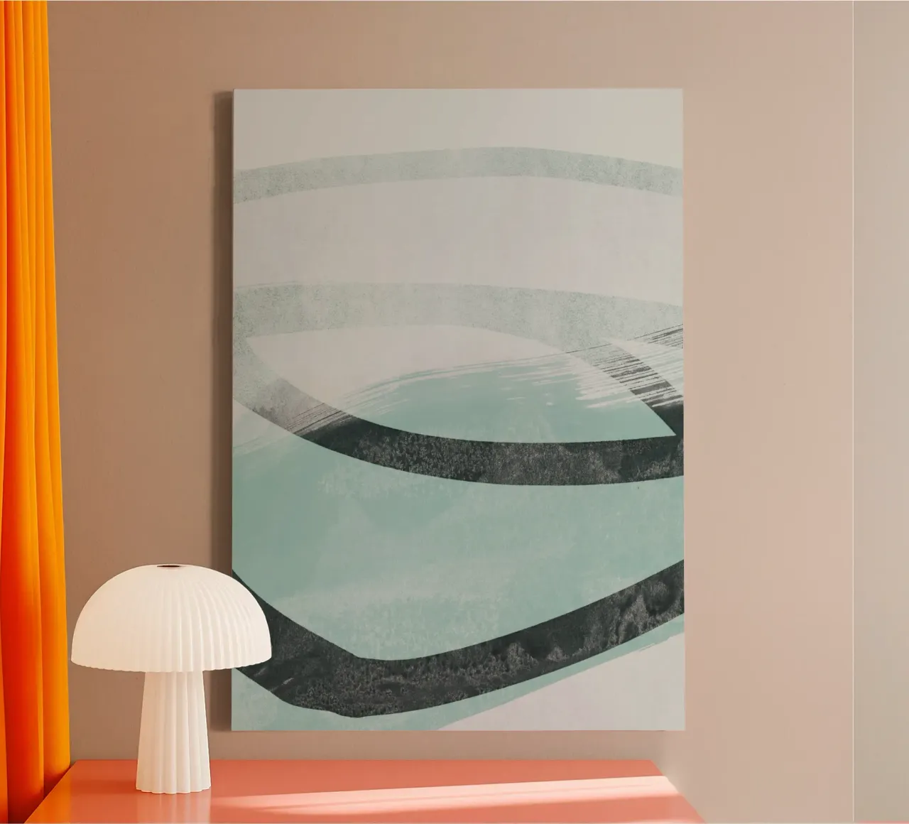 abstract brushstrokes and lines 3 tela da IRIS LEHNHARDT FINE ART