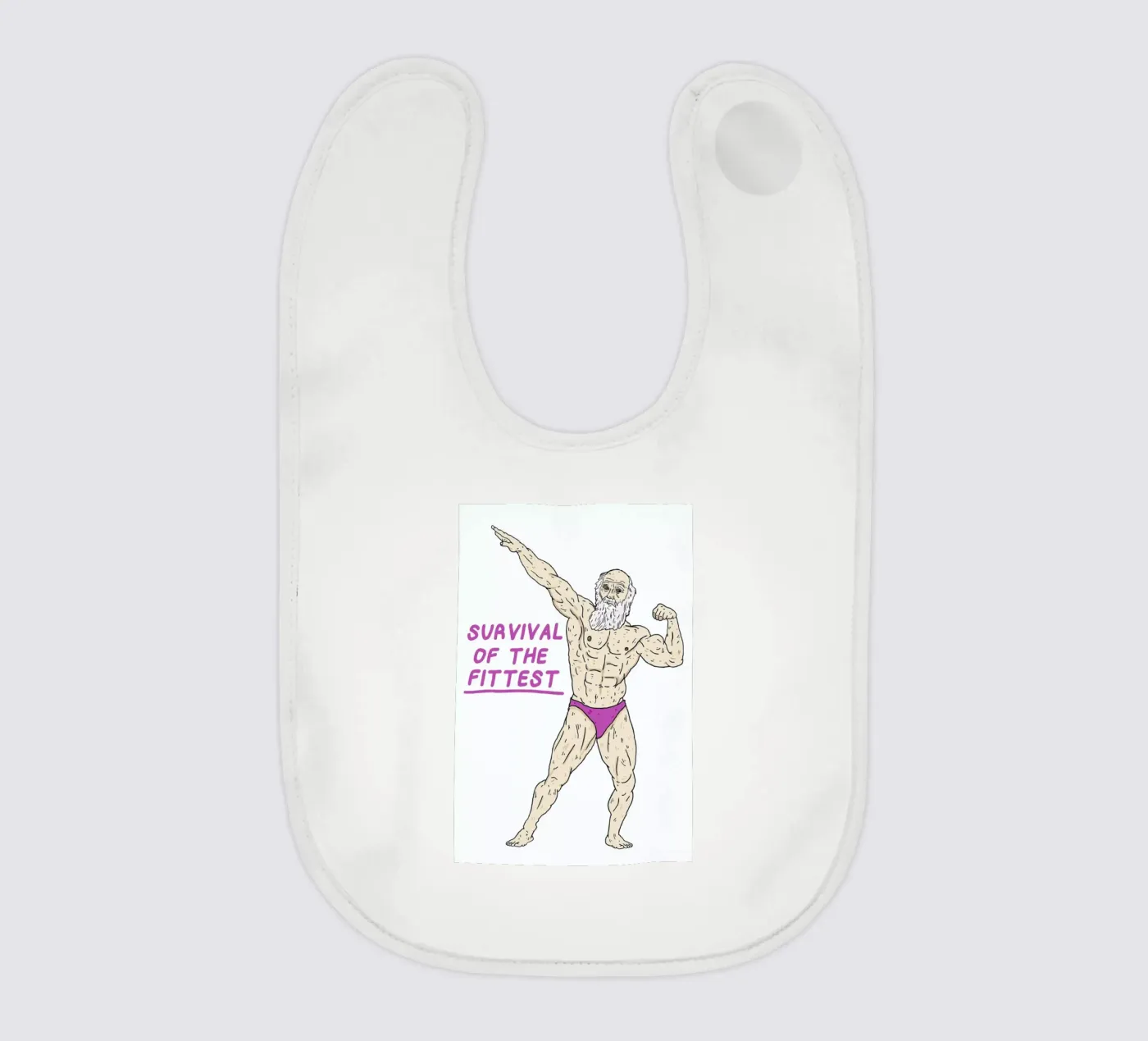 Darwin baby slabbetje van Nick Cocozza