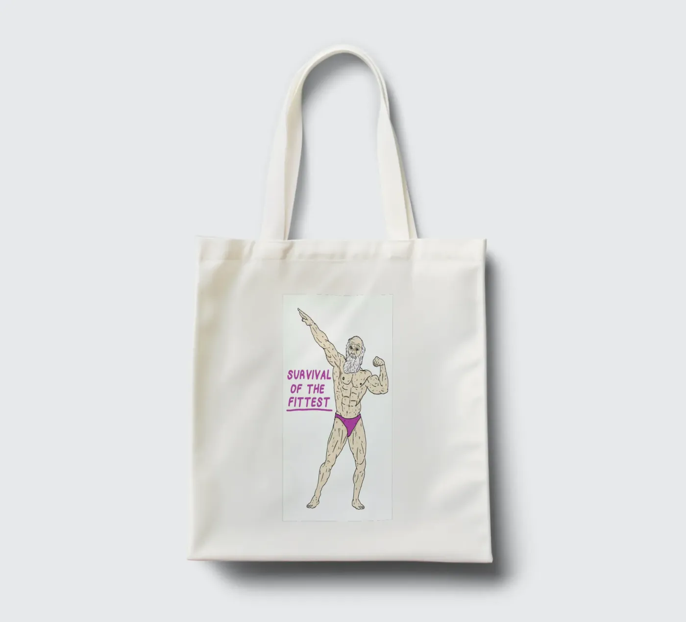 Darwin tote bag by Nick Cocozza