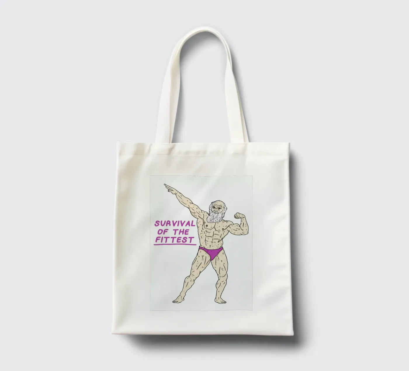Darwin tote bag by Nick Cocozza