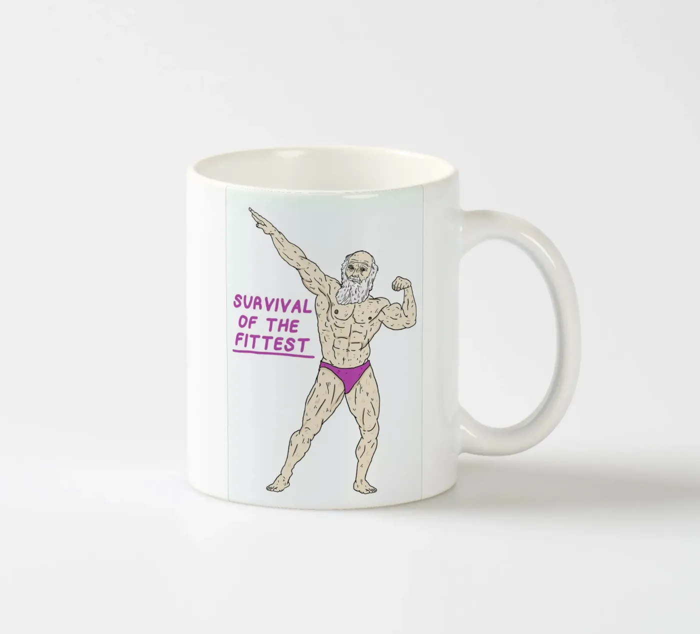 Darwin ceramic mug by Nick Cocozza