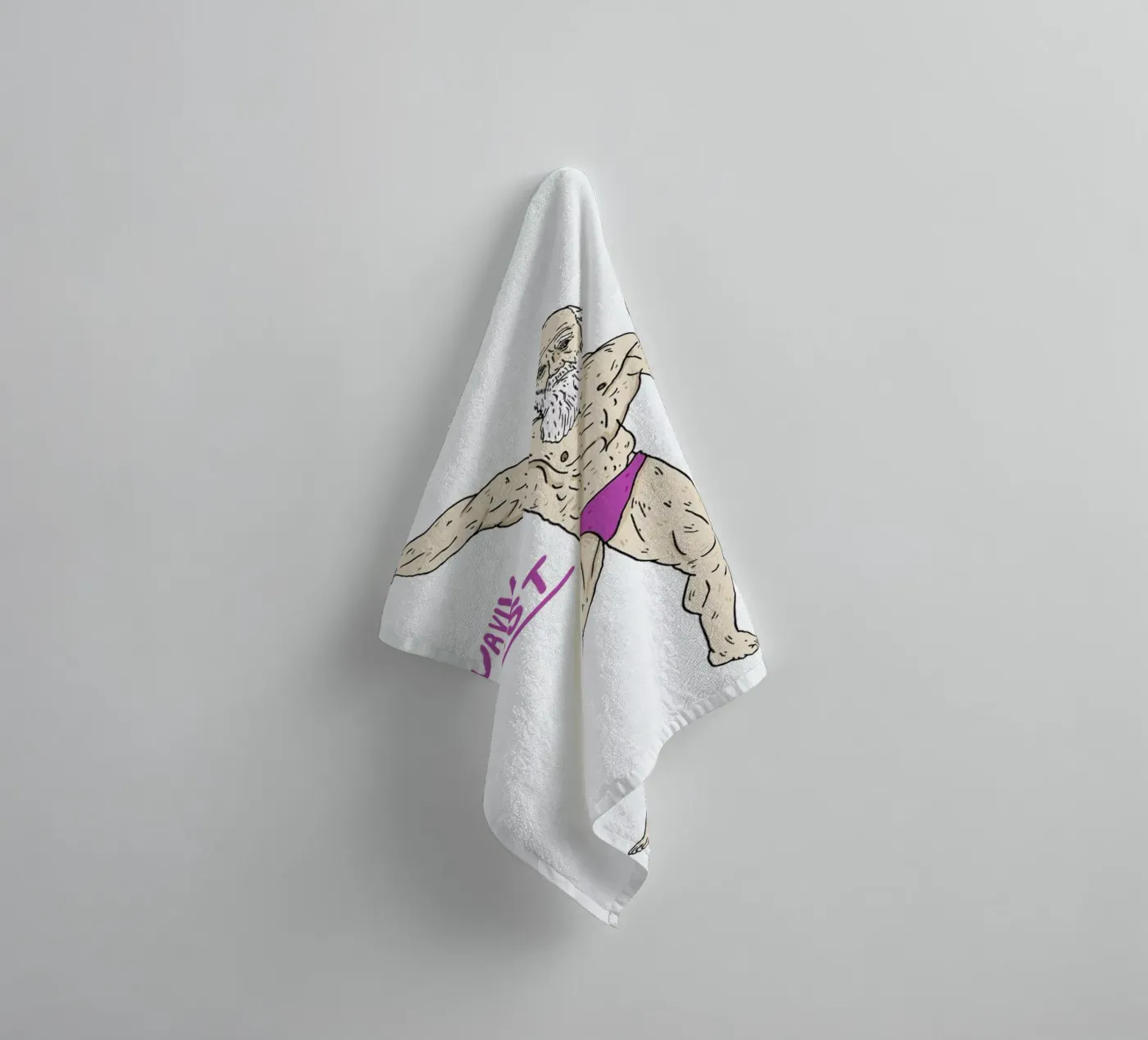 Darwin badhanddoek van Nick Cocozza