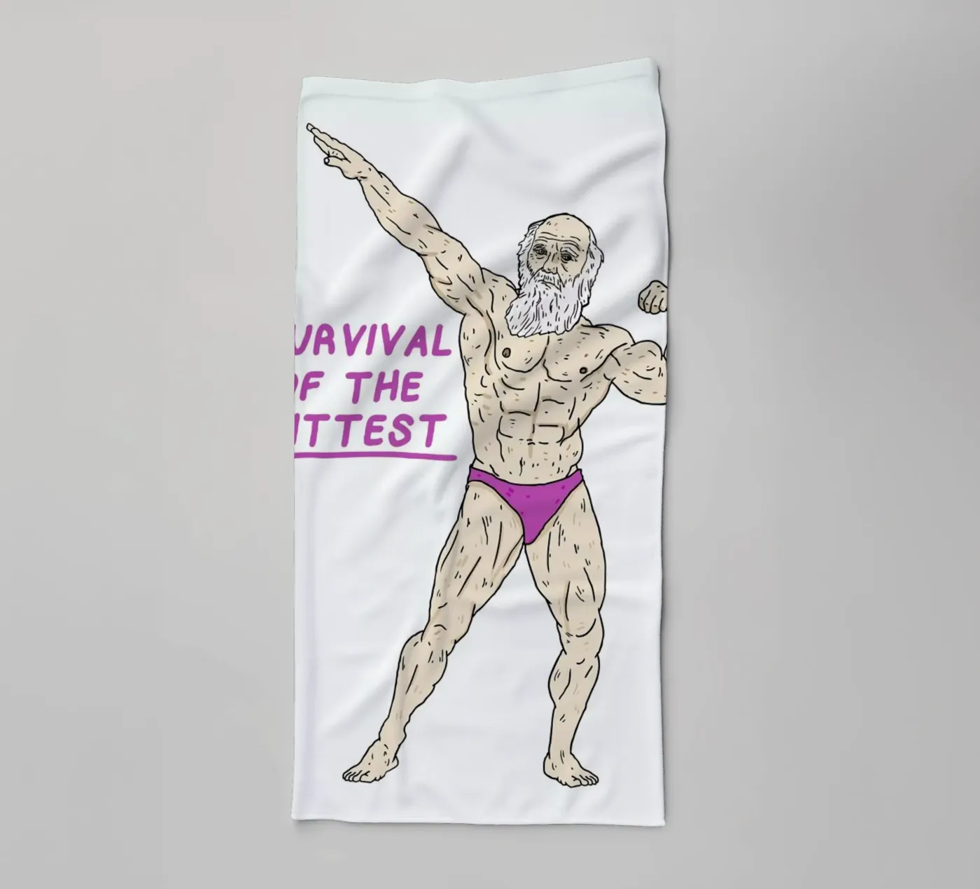 Darwin badhanddoek van Nick Cocozza